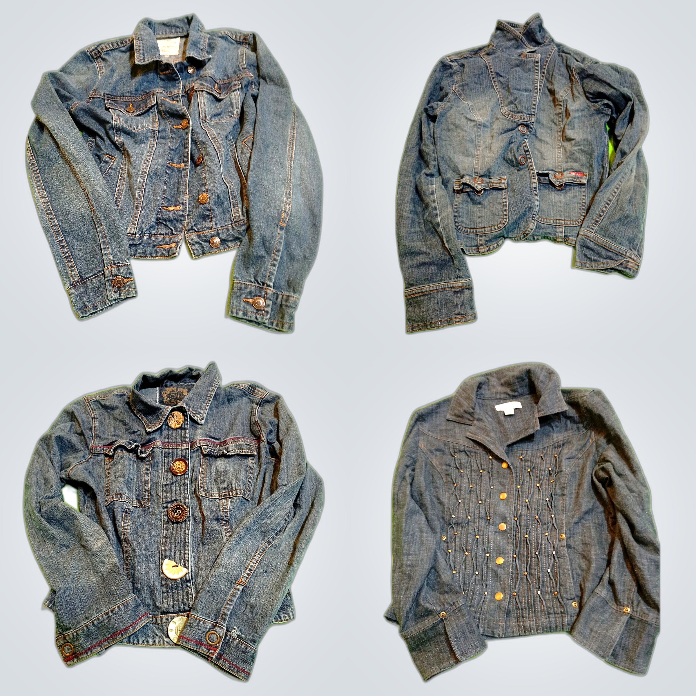 Denim Jacket Bundle: bebe, Refuge, Lands' End & Mo..
