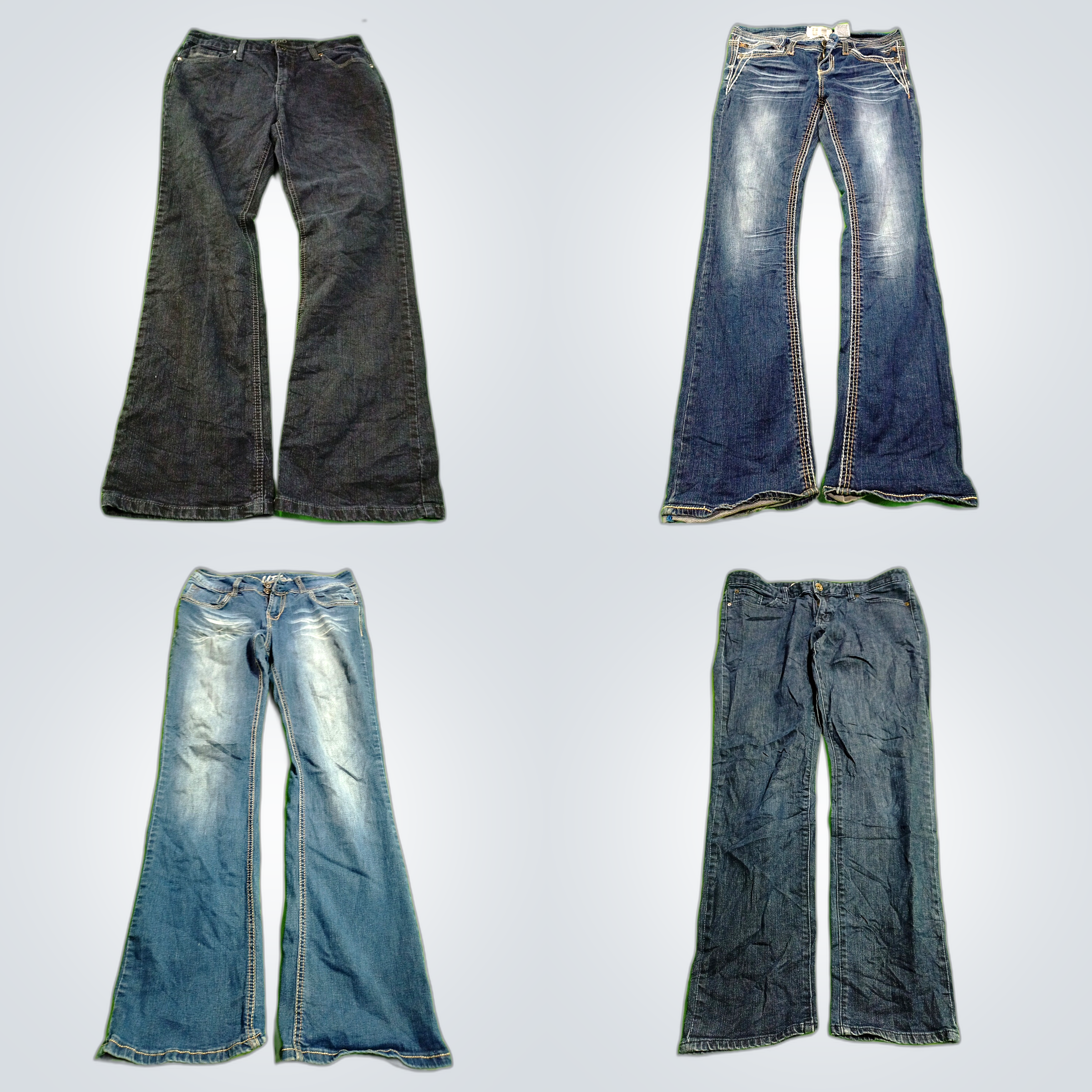 Flare- und Bootcut-Jeans-Bundle: Angels, Vigoss, W..