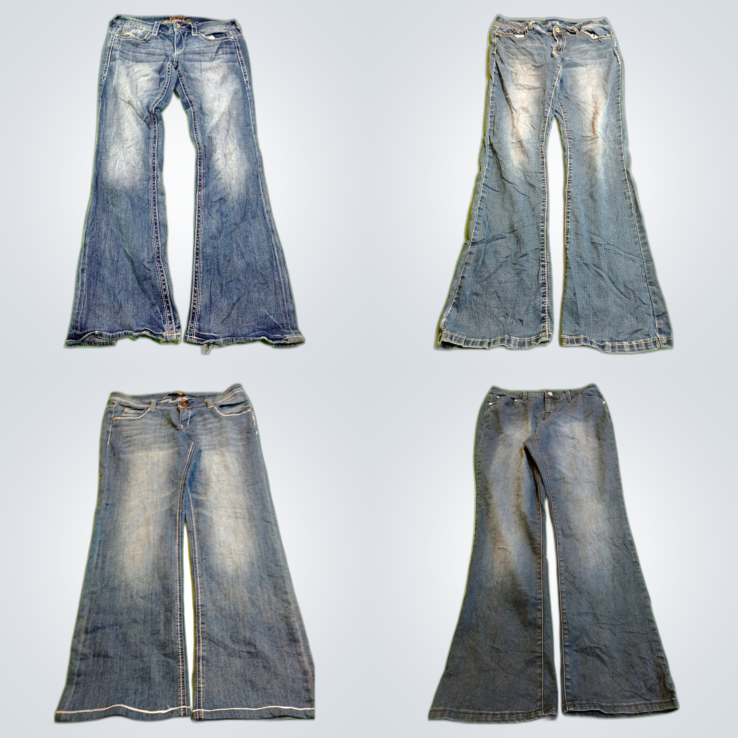 Bootcut & Flare Jeans Bundle: Bandolino, Silver Je..