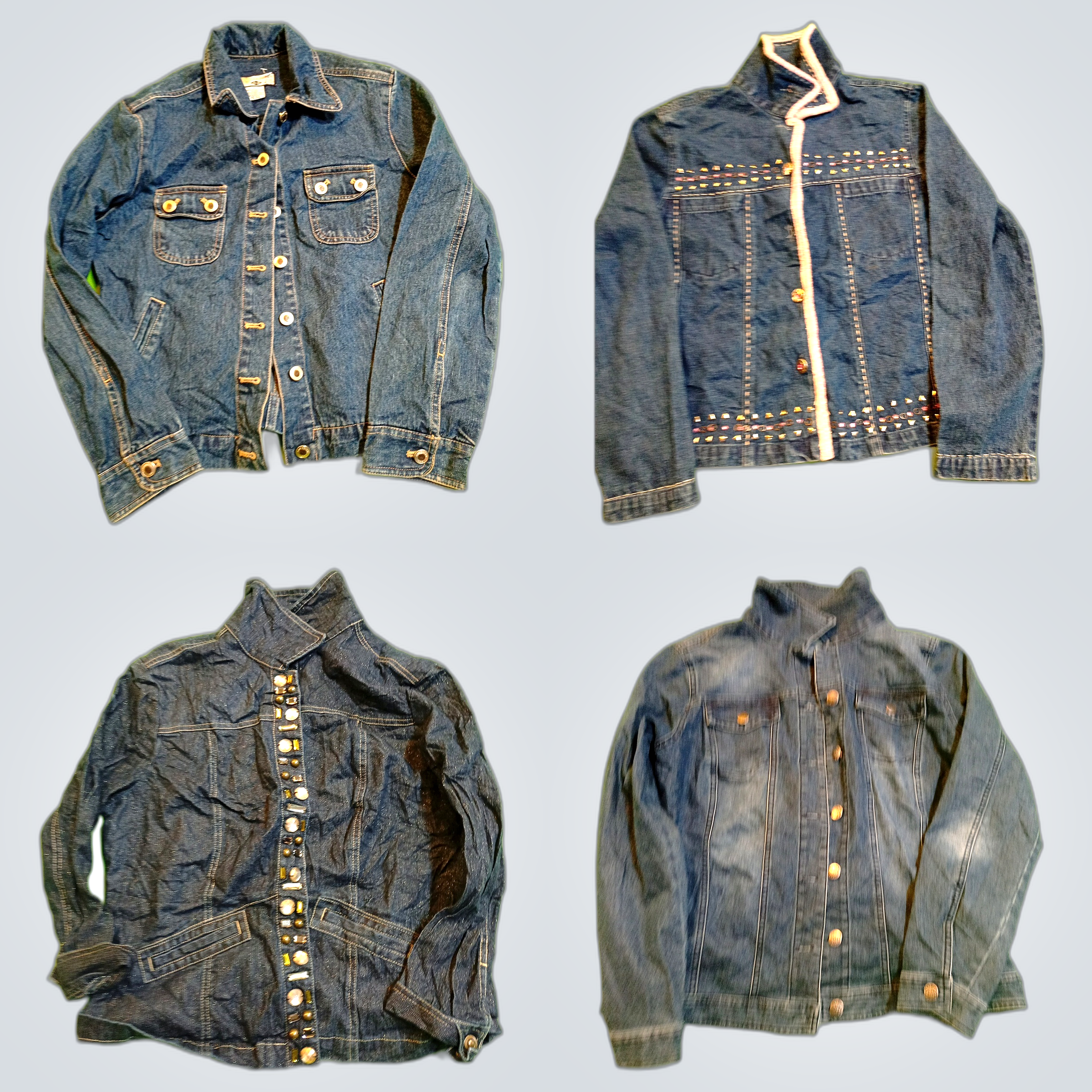 Denimjacken-Bundle: Bobbie Brooks, Valentino, Dres..
