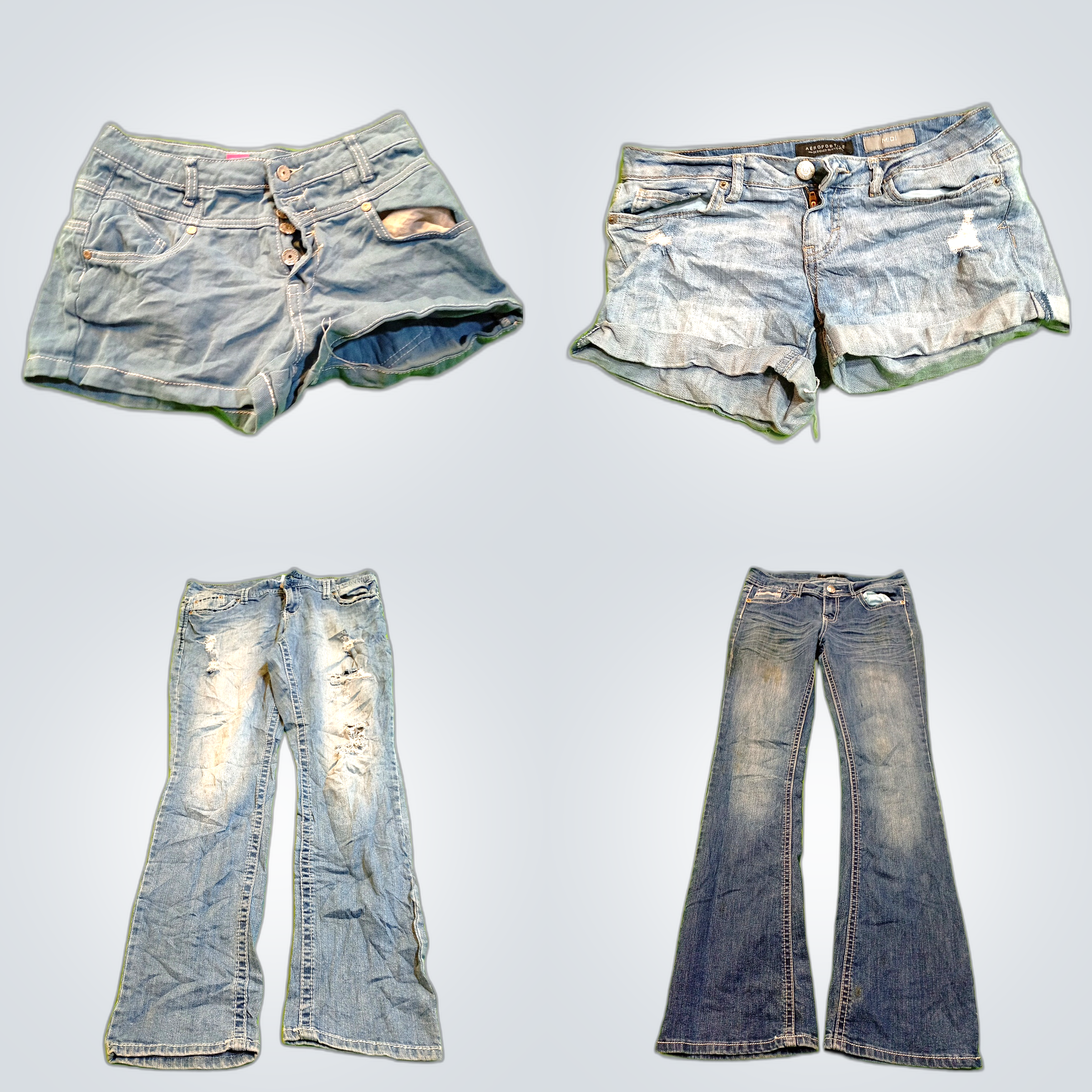 Vigoss, Maurices & More Conjunto de 10 Shorts e Je..