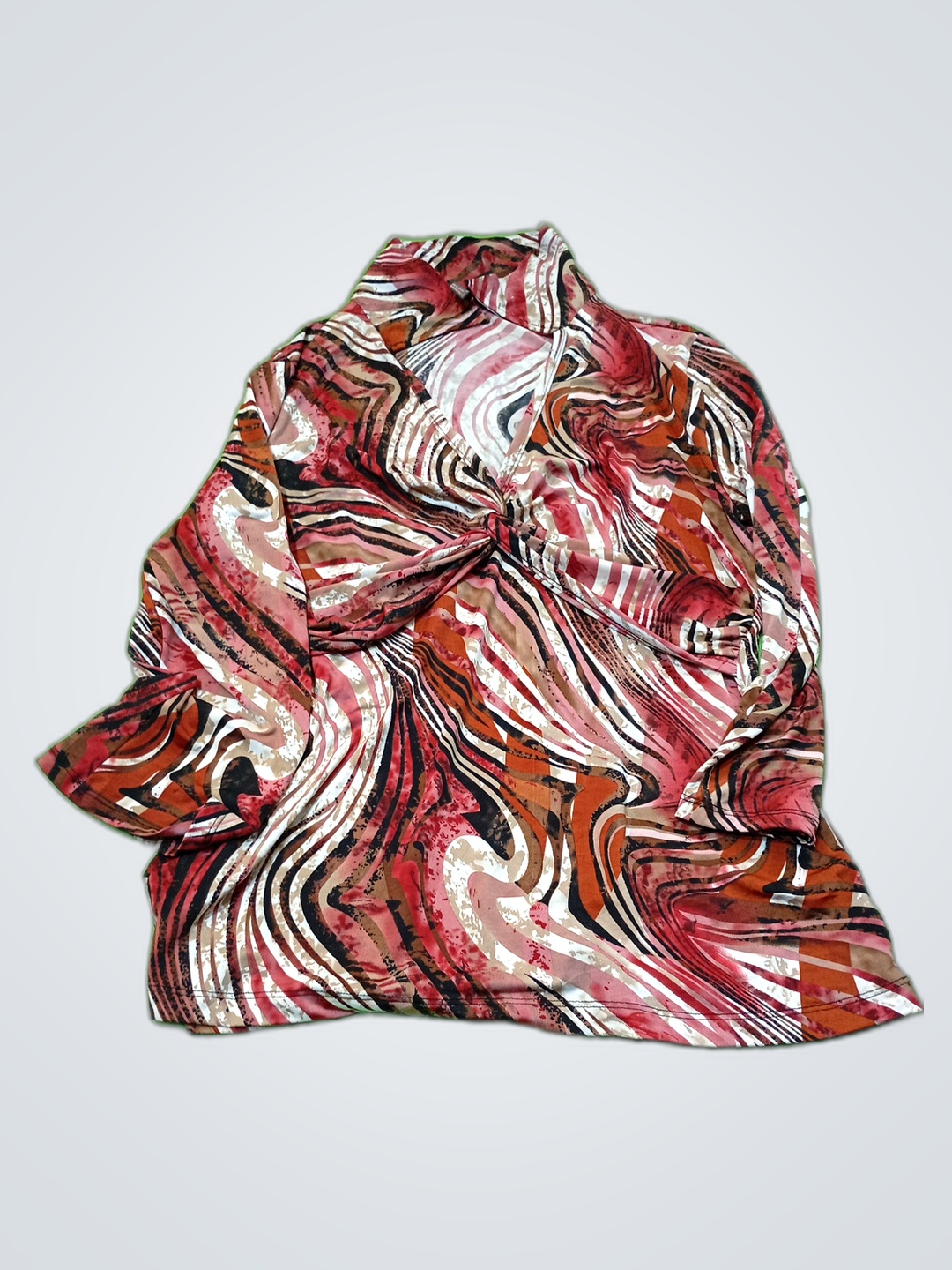 Blouse with Abstract Pattern