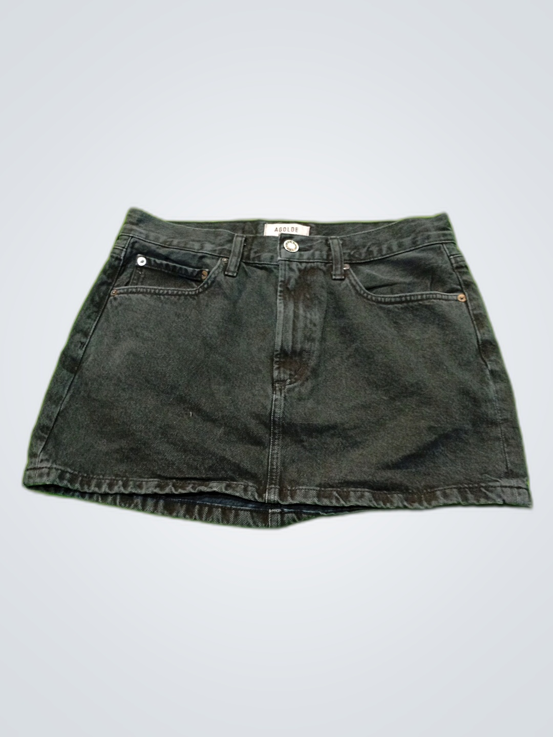 Agolde Denim Mini Skirt