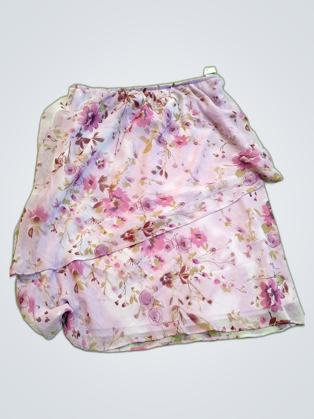 Saia Mini com Estampa Floral
