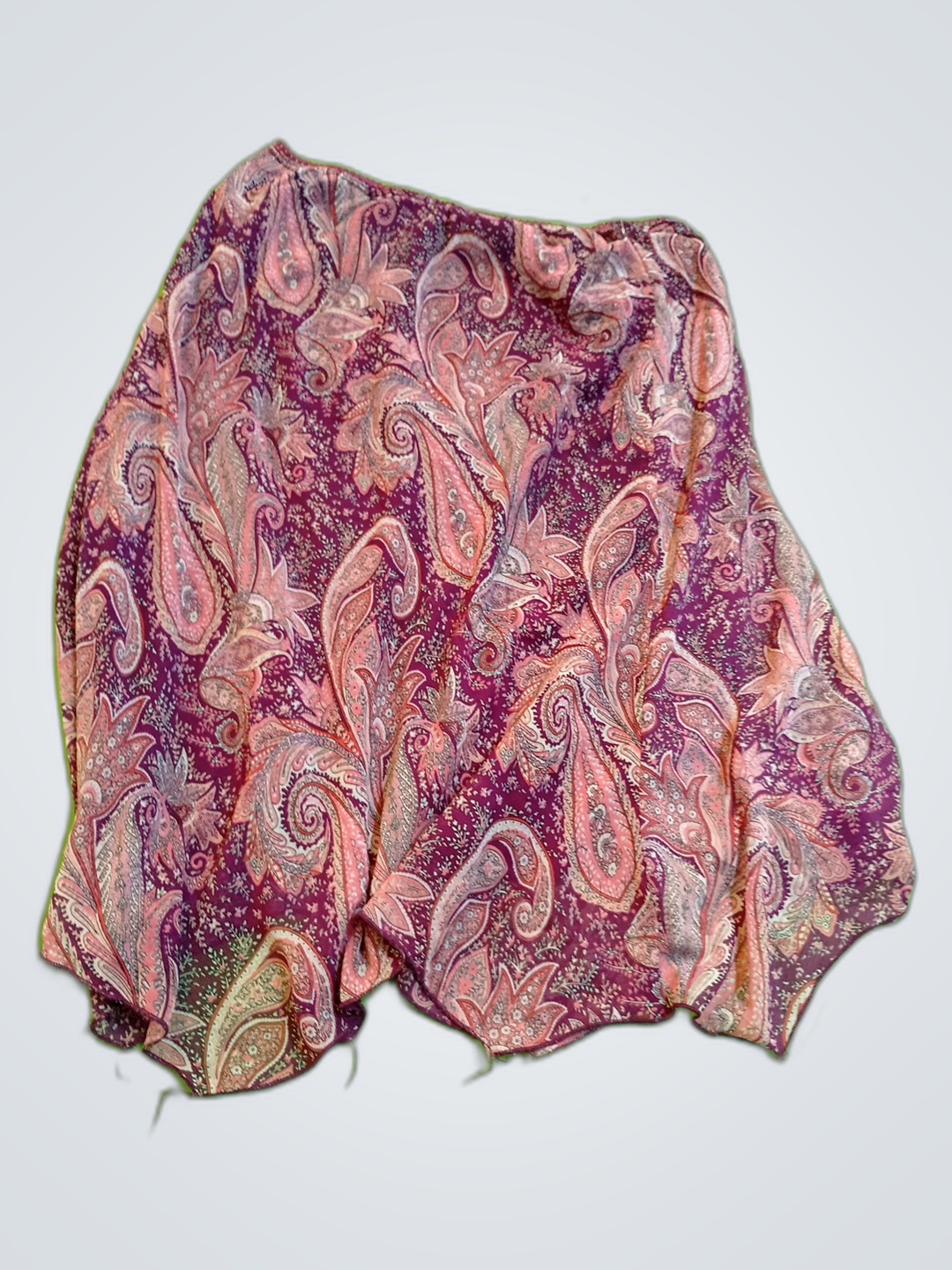 Paisley Print Mini Skirt