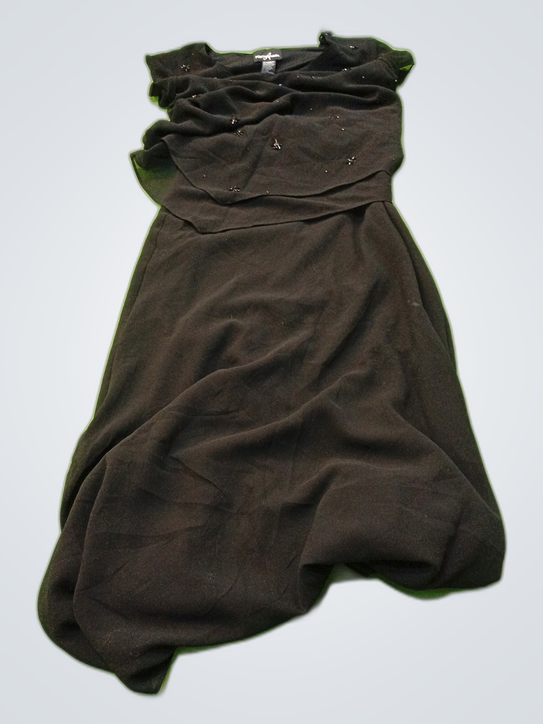 Posity Attire Black Polyester Dress