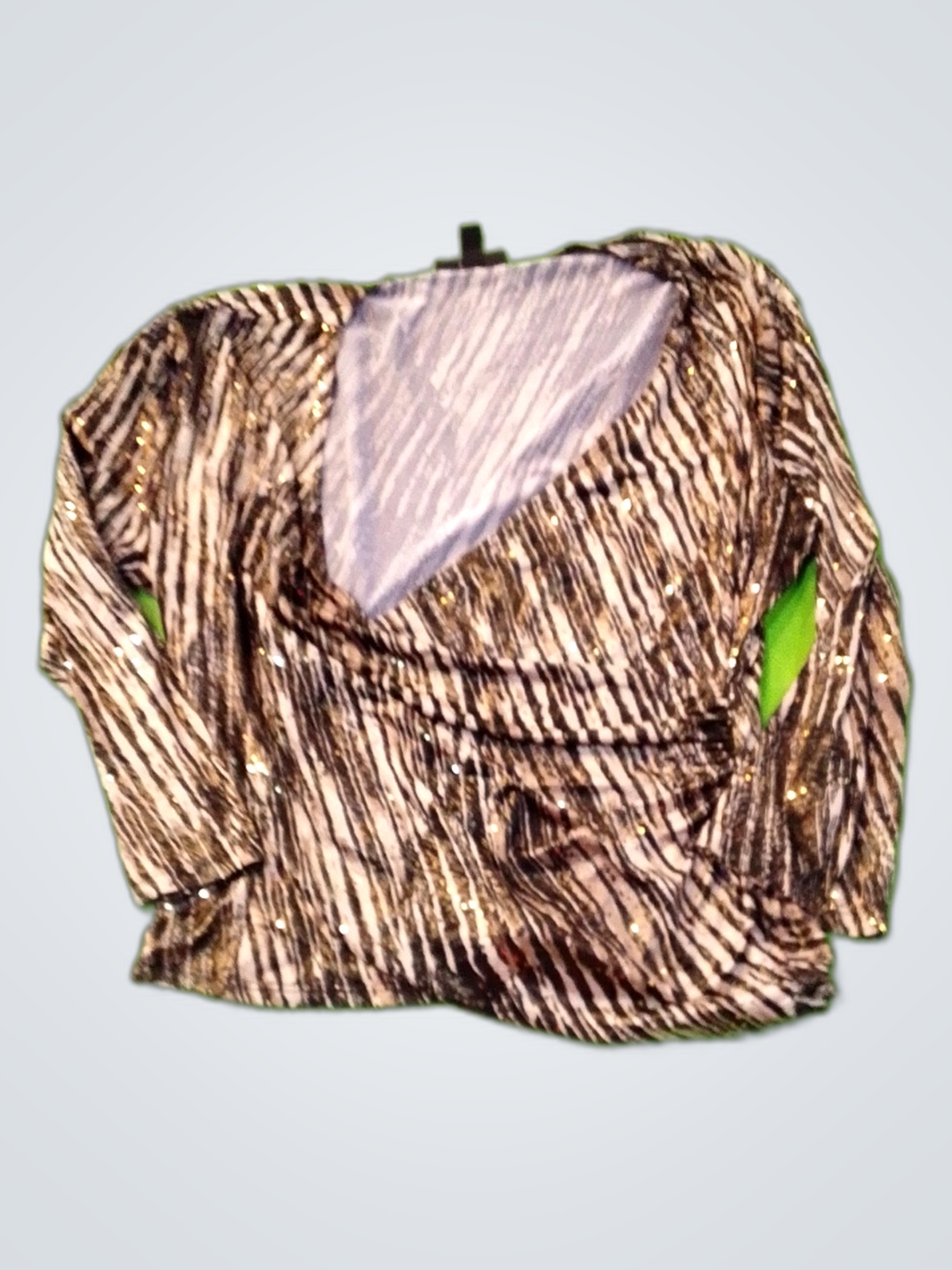 Collection Printed Wrap Blouse