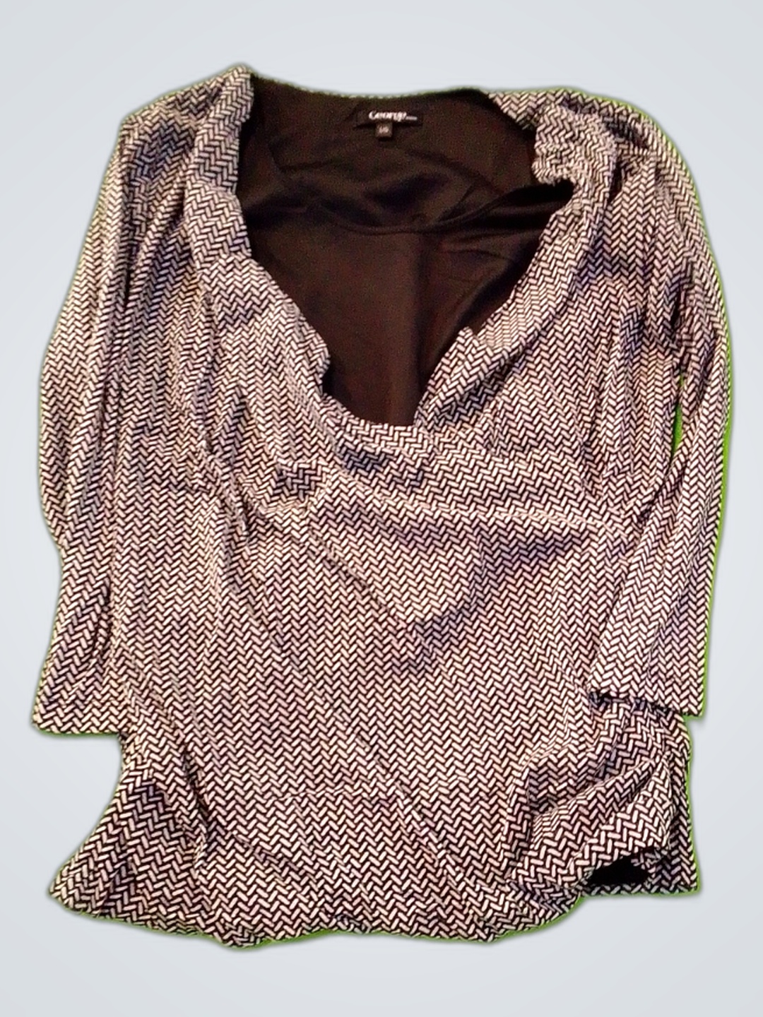 Blusa Envoltória George Houndstooth