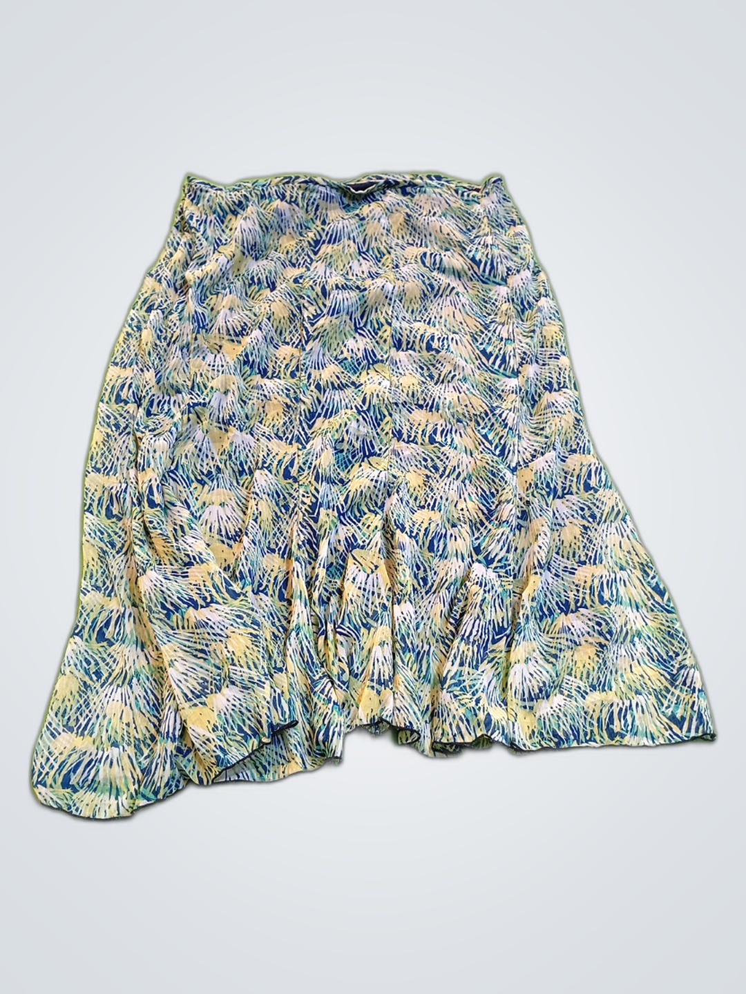 Nine West Printed Polyester Midi Skirt