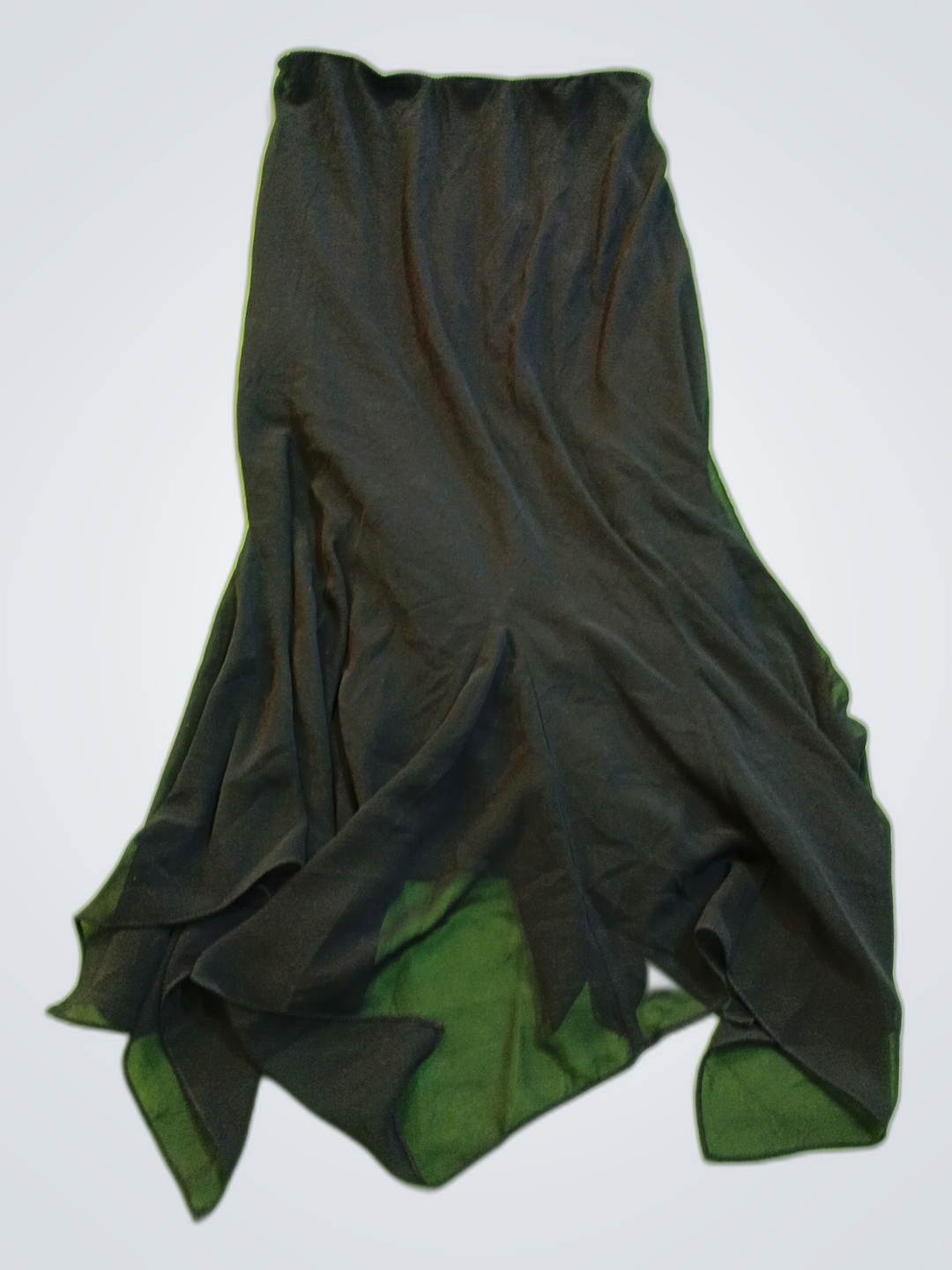 Saia Maxi Fluida Preta Alex Evenings