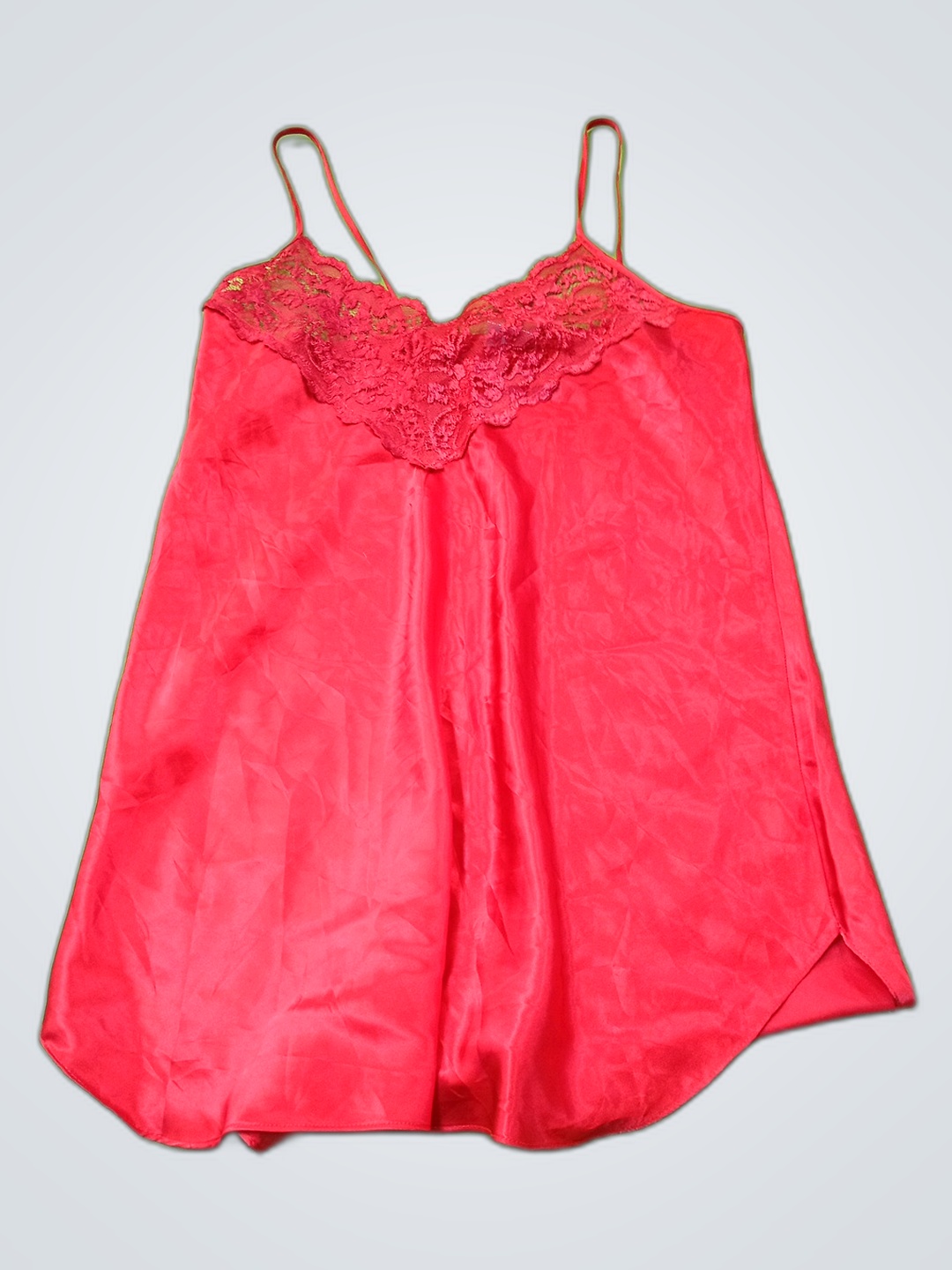 Camisola com Renda Vermelha