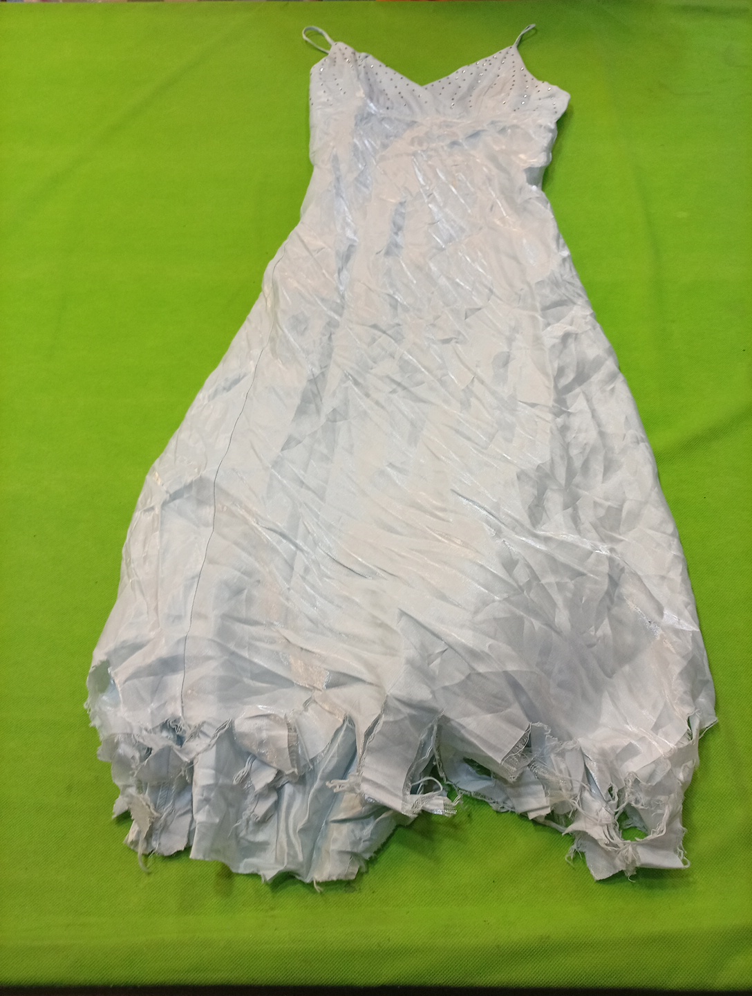 White Spaghetti Strap Maxi Dress