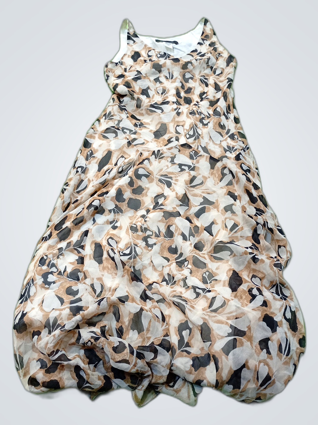 Jones New York Printed Sleeveless Maxi Dress