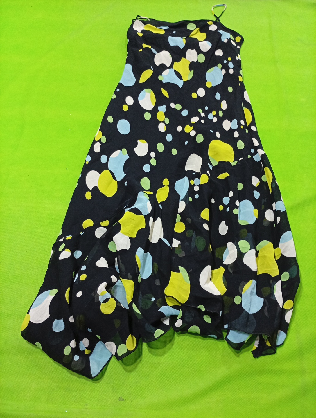 Lilly Multicolored Polka Dot Midi Dress