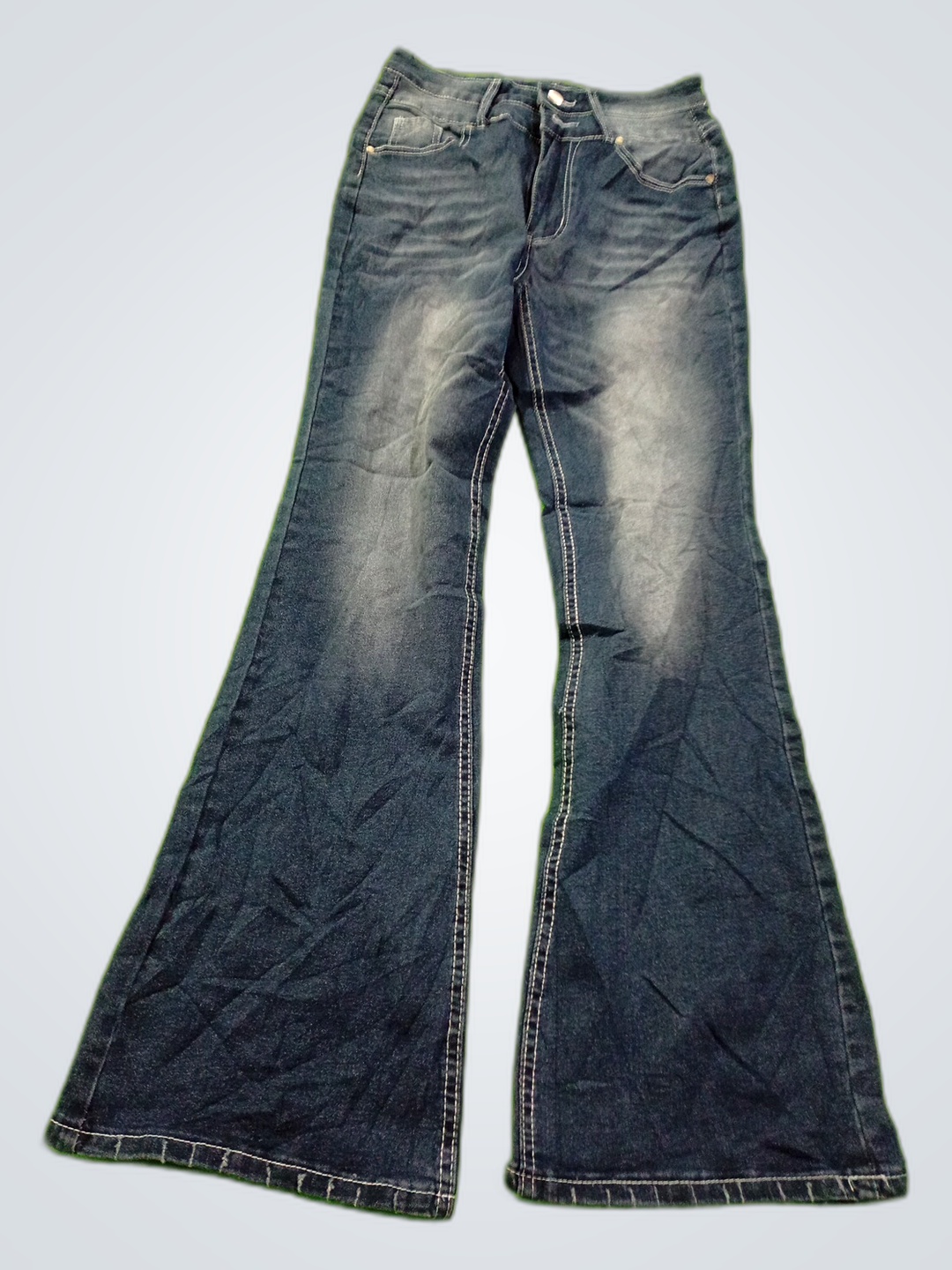 Flared Denim Jeans