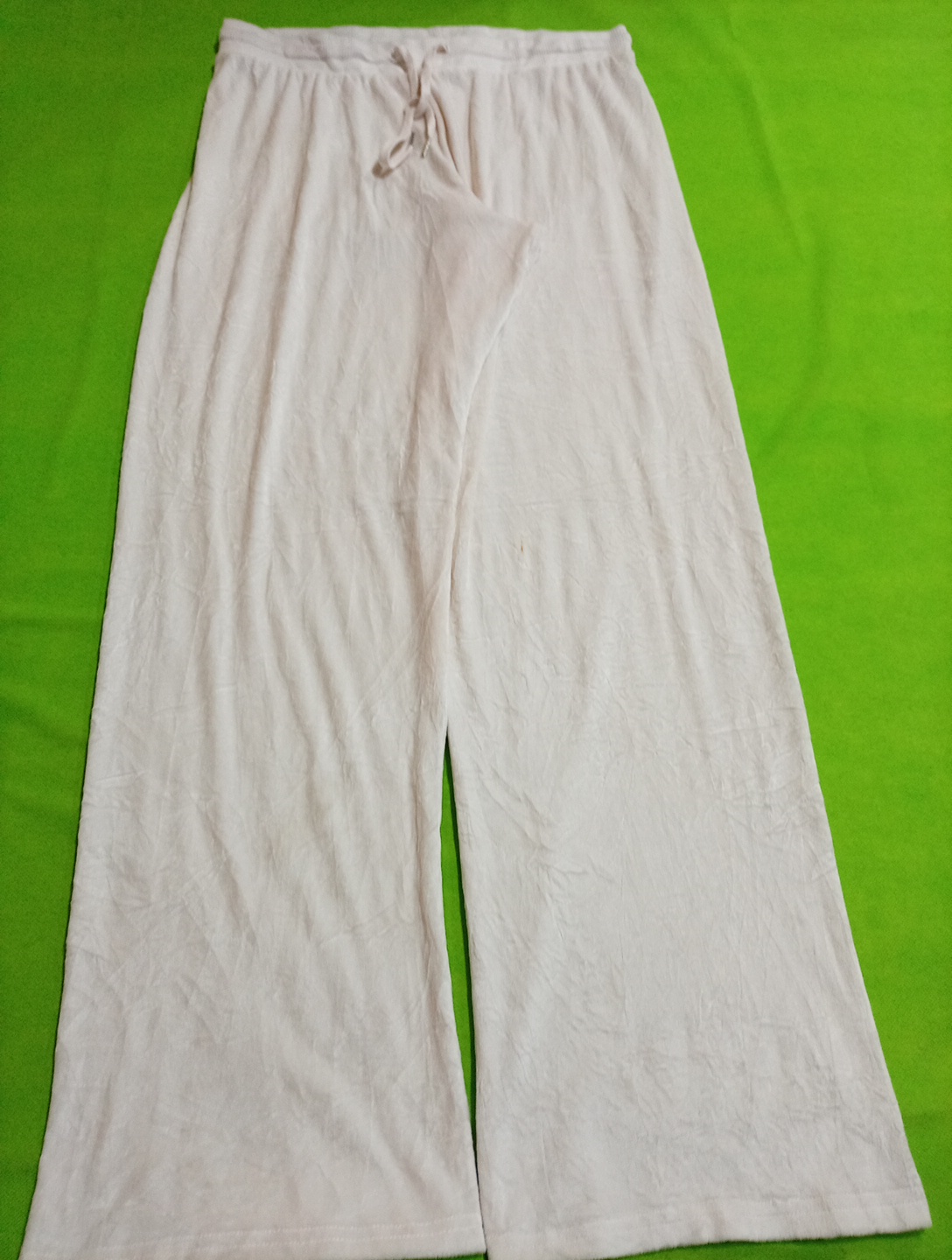 Juicy Couture White Velour Sweatpants