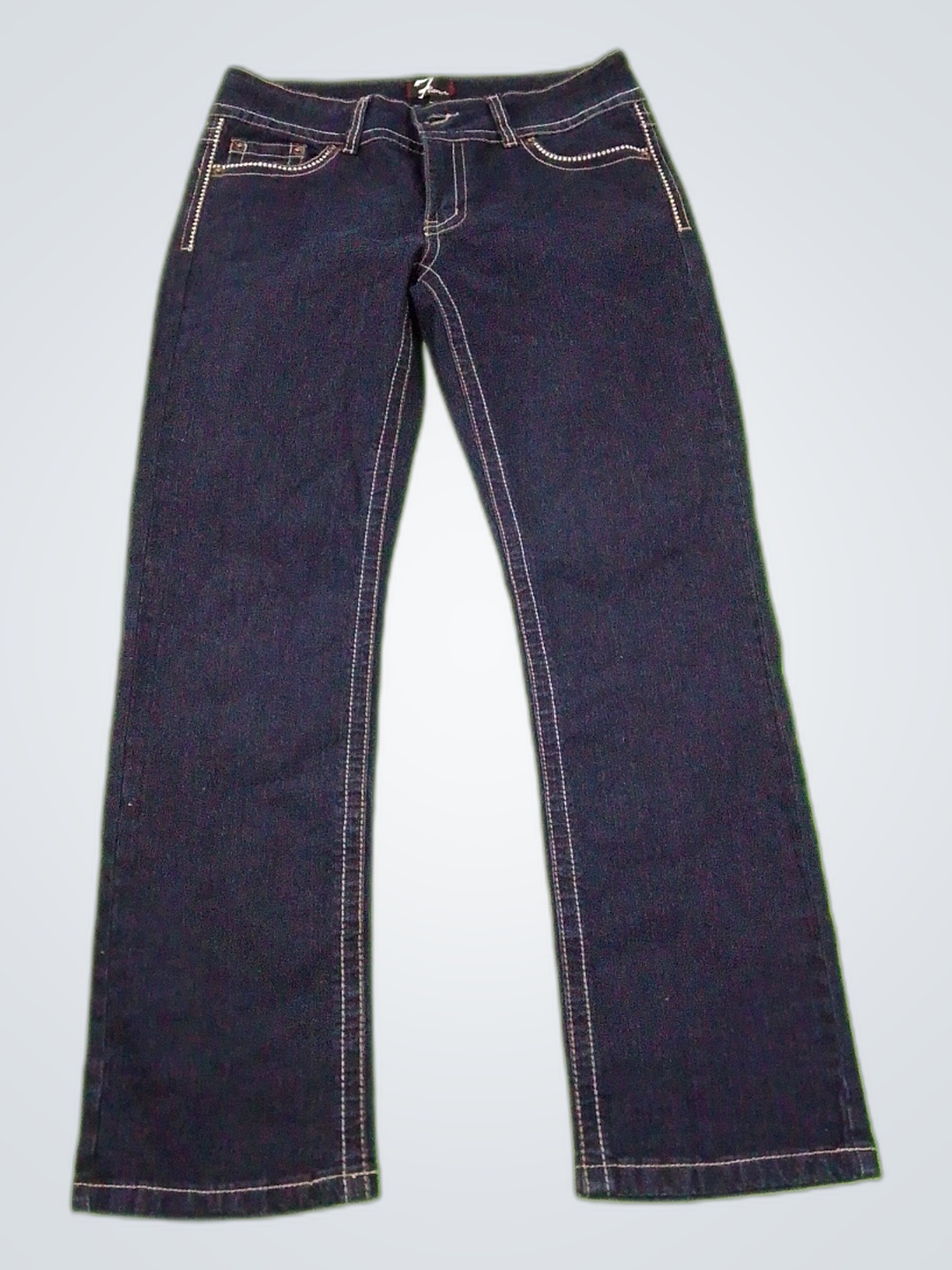 Flavour Low-Rise Flare Jeans