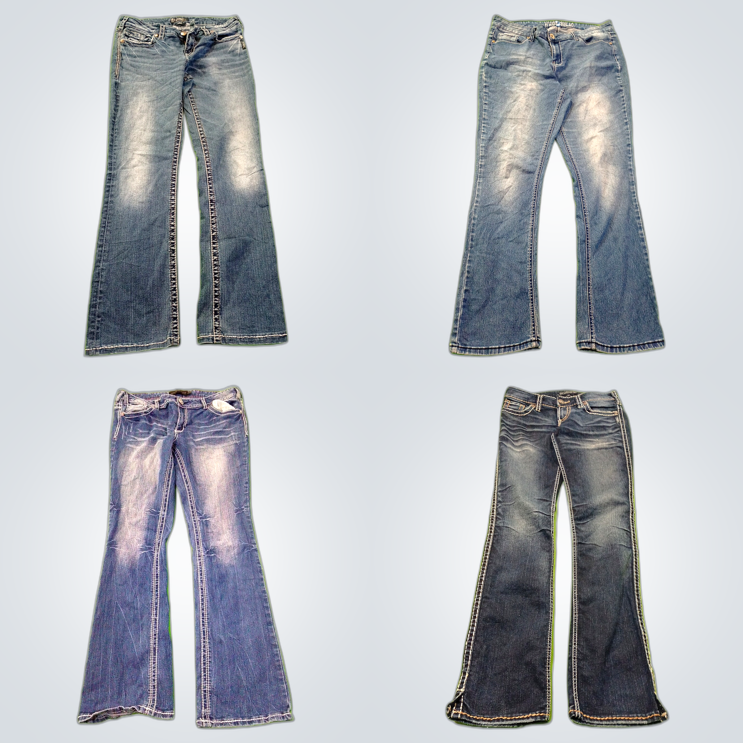 Frenesi de Jeans Bootcut Retro