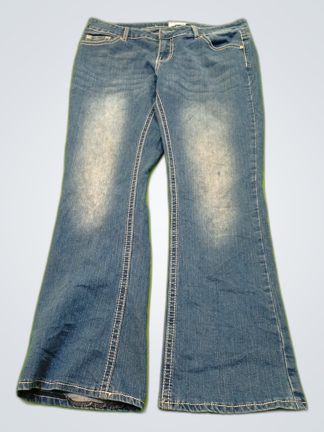 Jeans de corte acampanado