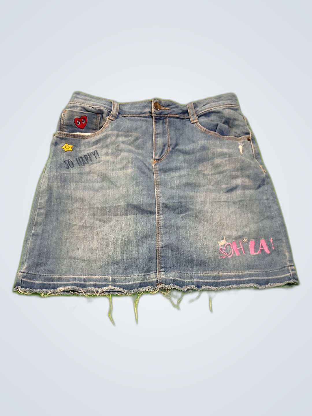 Falda corta de mezclilla Imperial Star Girls