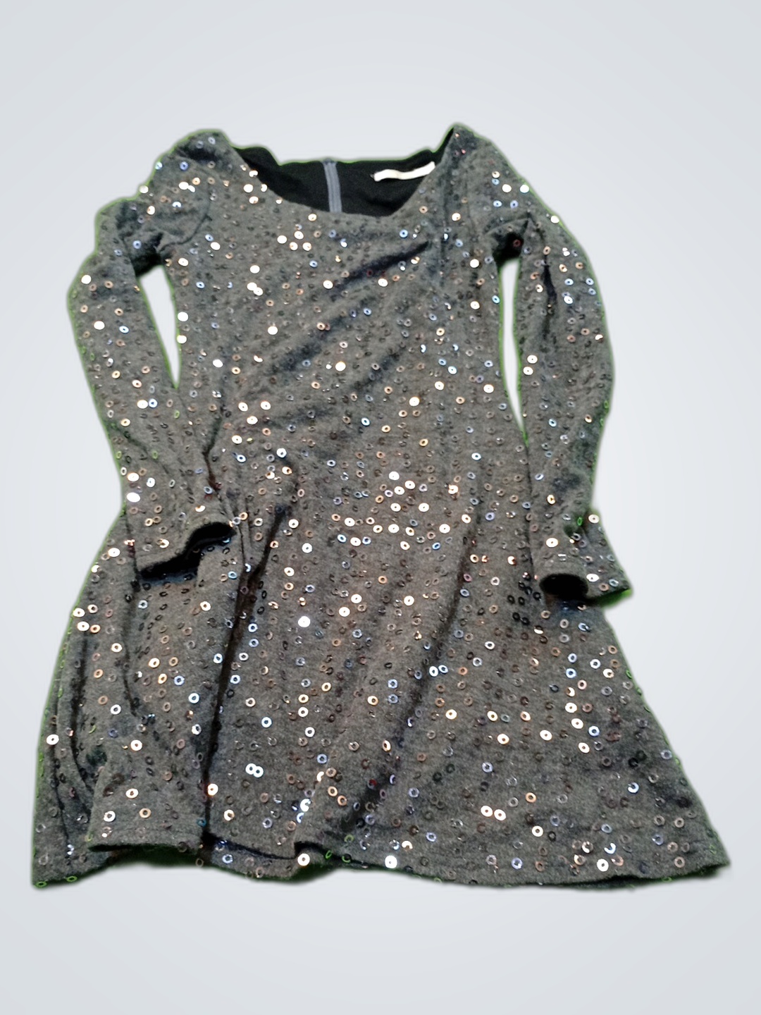 R&F Vestido de Fiesta de Manga Larga con Lentejuel..