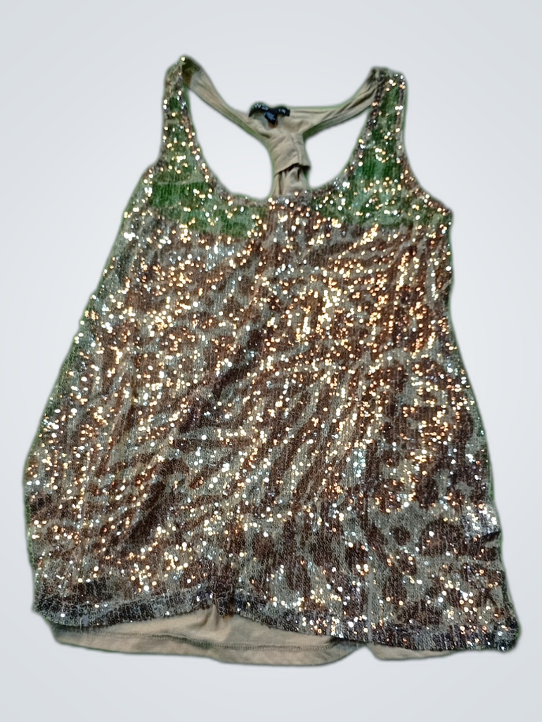 SWS Top sin mangas con lentejuelas