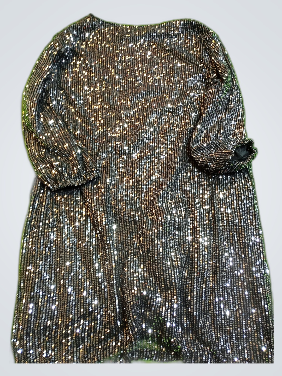 Mono de manga larga con lentejuelas sin marca