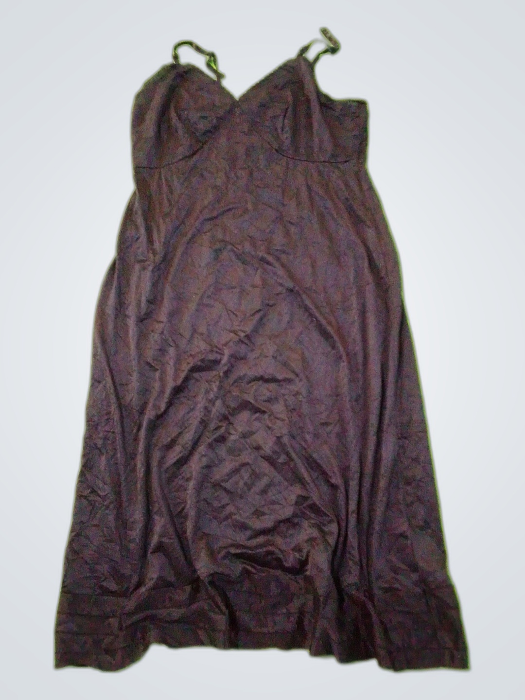 Vestido de satén negro