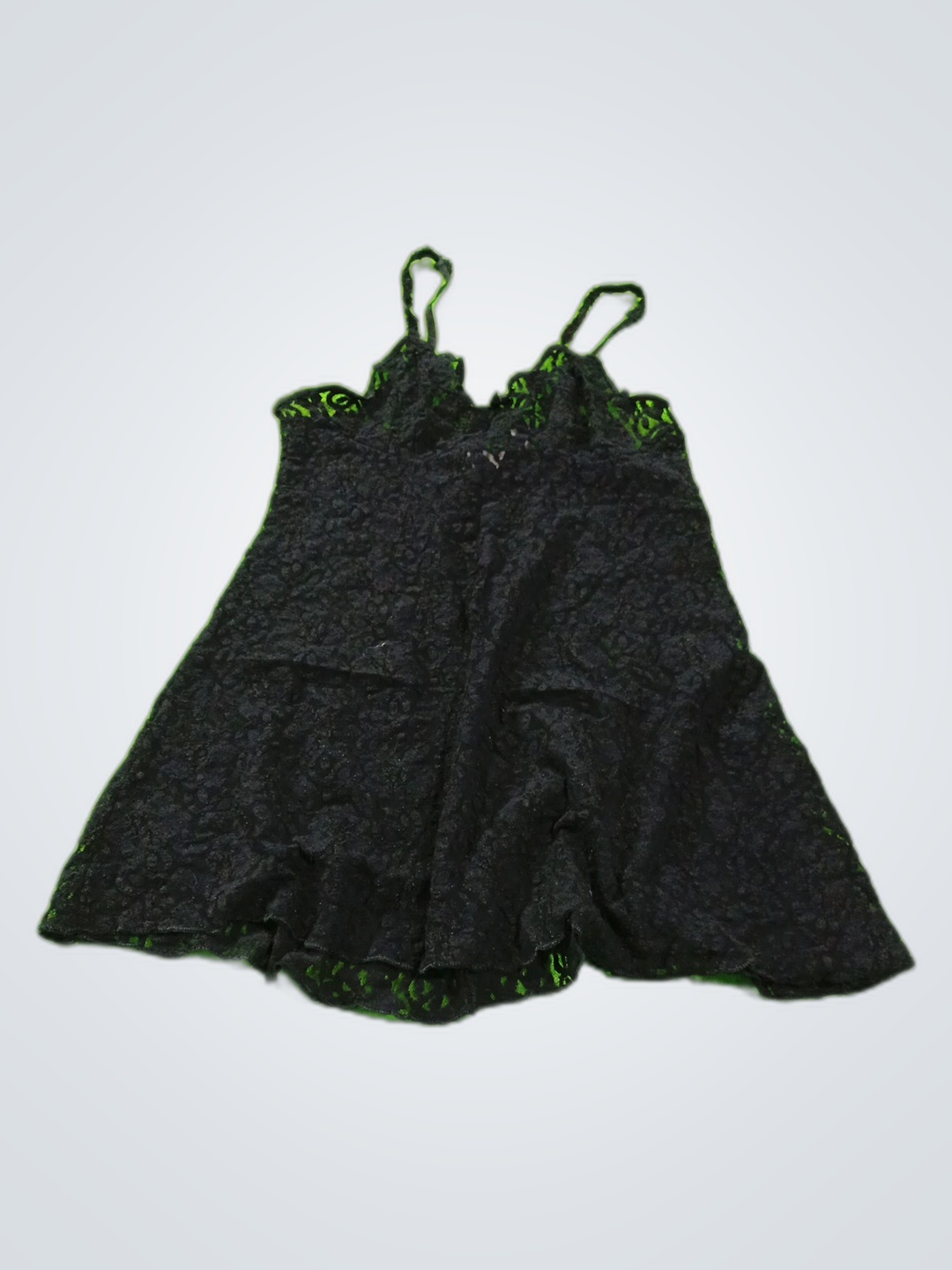 Vestido de encaje negro de Victoria's Secret