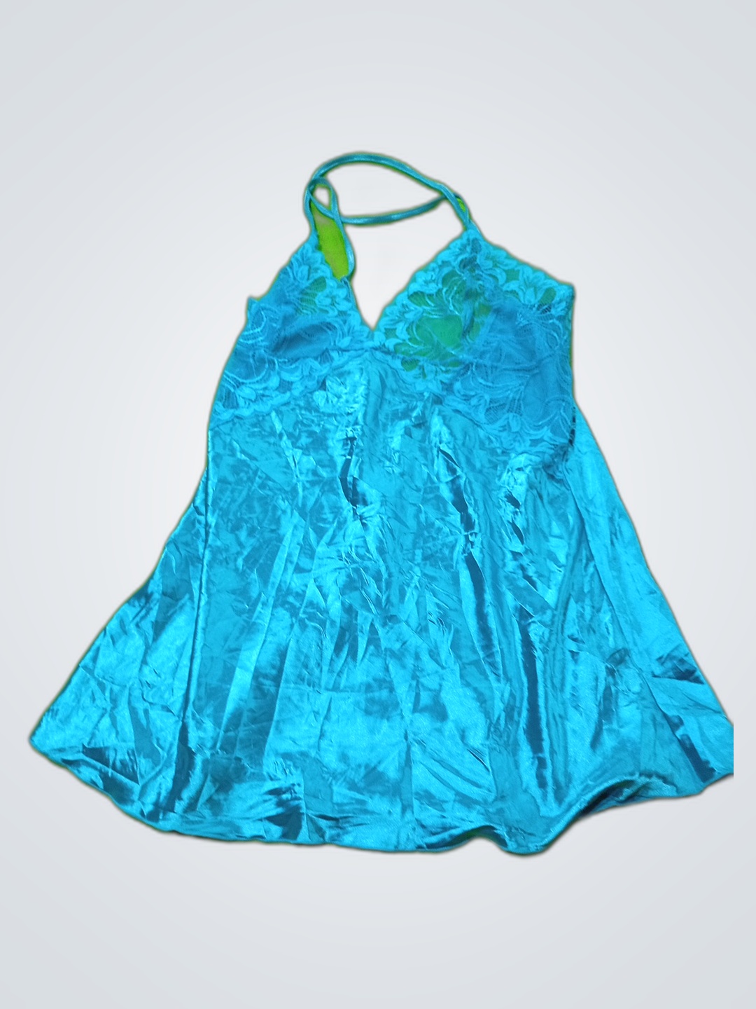 Avid Love Blue Lace Trim Camisole
