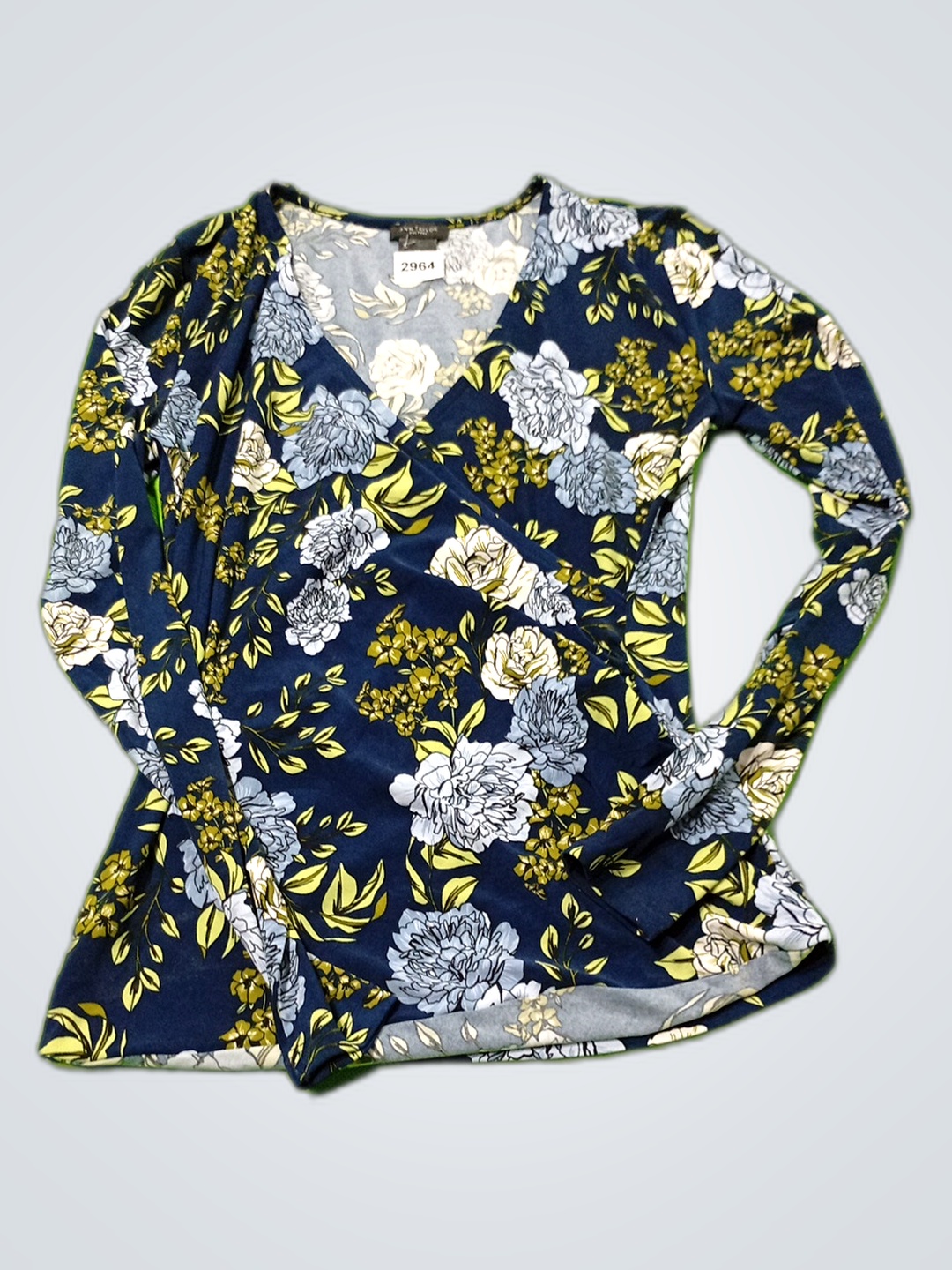 Blusa Floral Impresa de Ann Taylor Factory