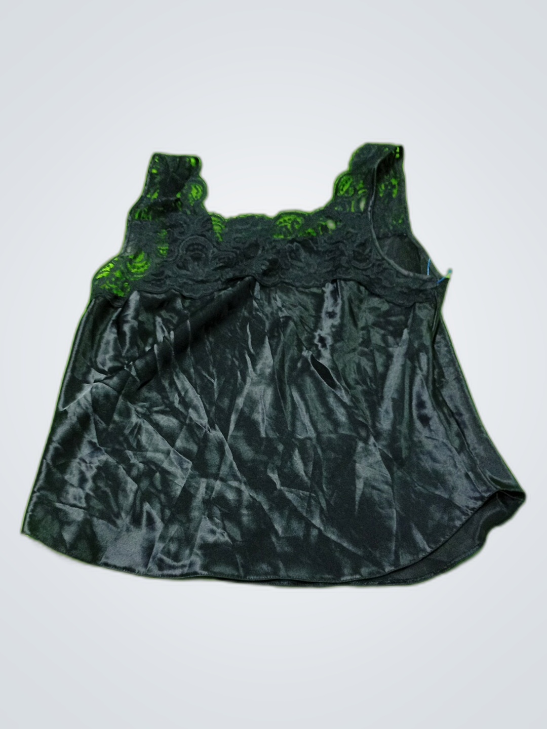 Camisola sin marca con encaje negro