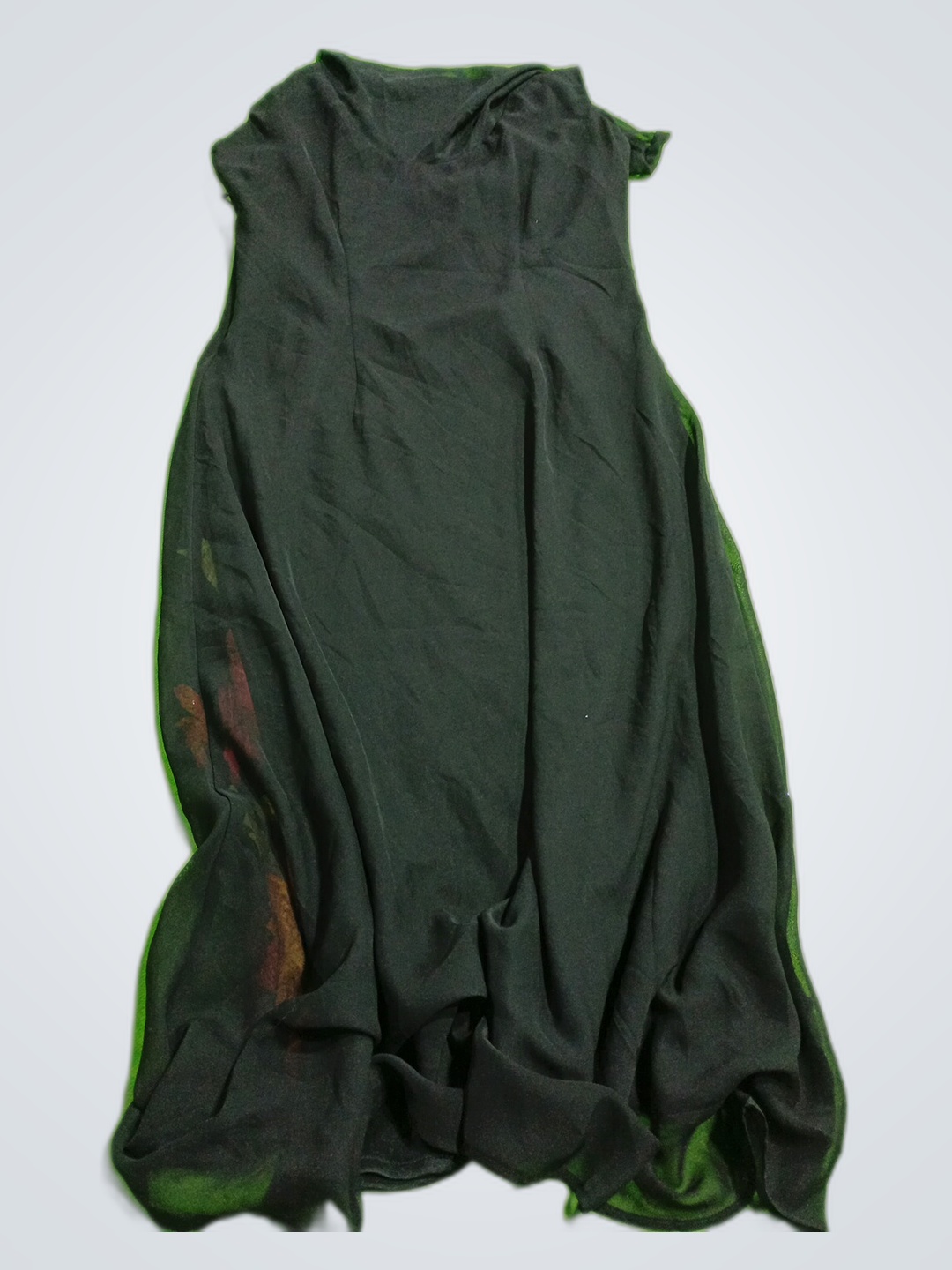 Vestido sin mangas estampado floral de Dressbarn