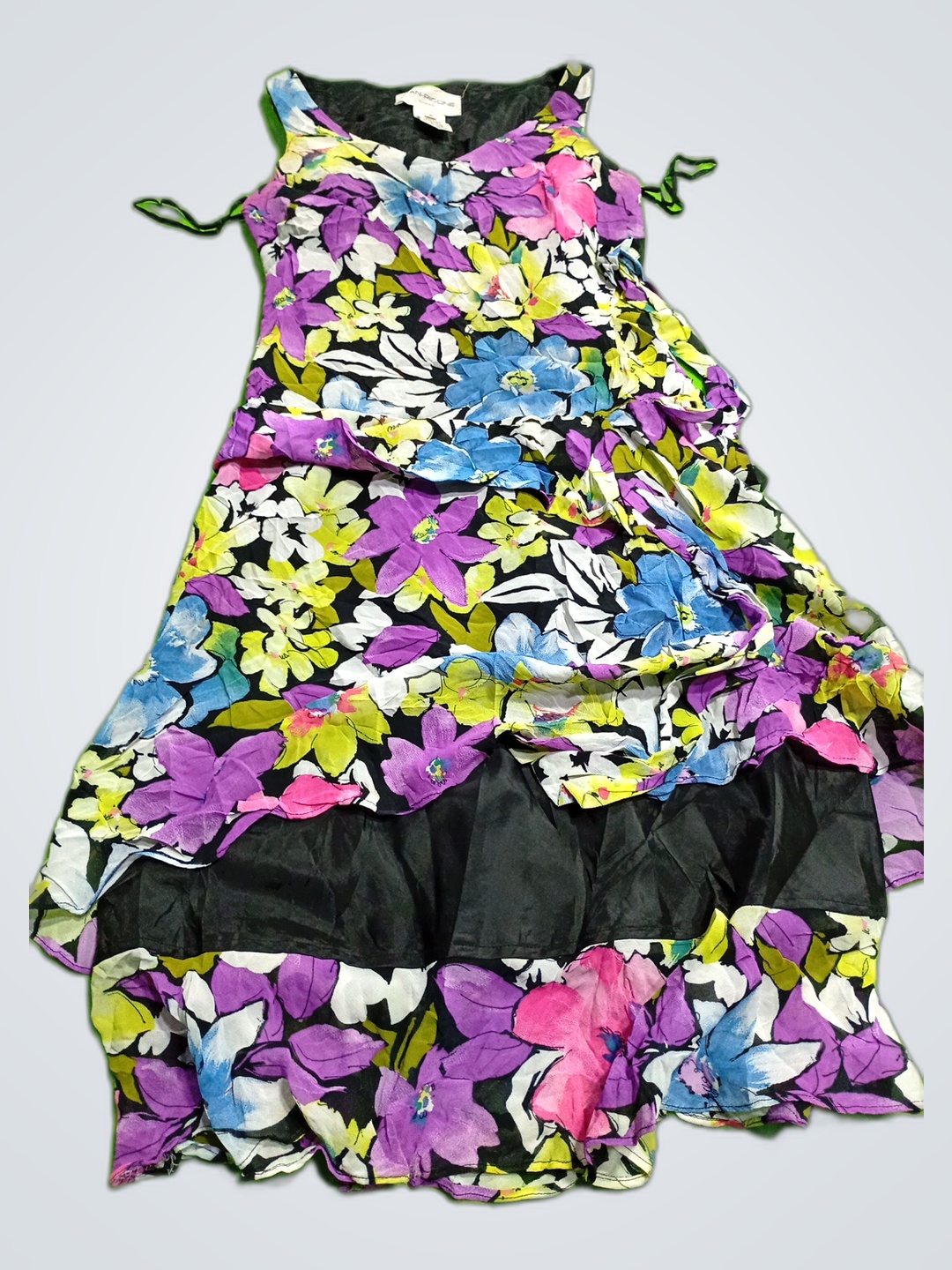 Evan-Picone Vestido de Viscosa Floral