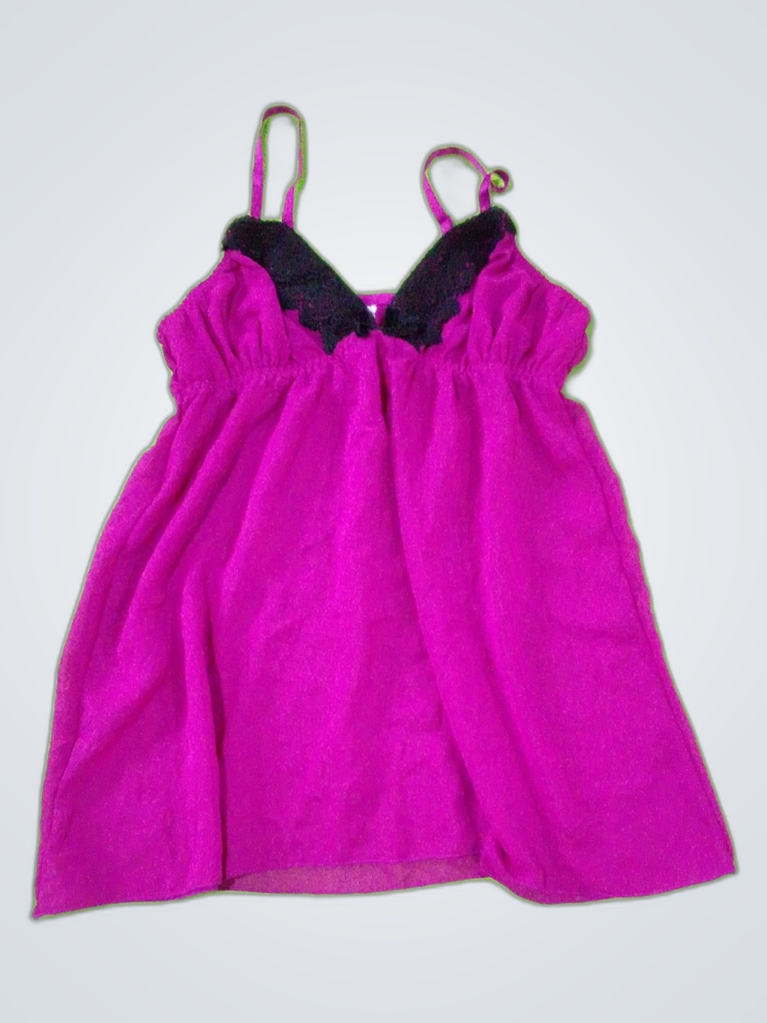 Vestido mini de encaje morado de ASOS Design