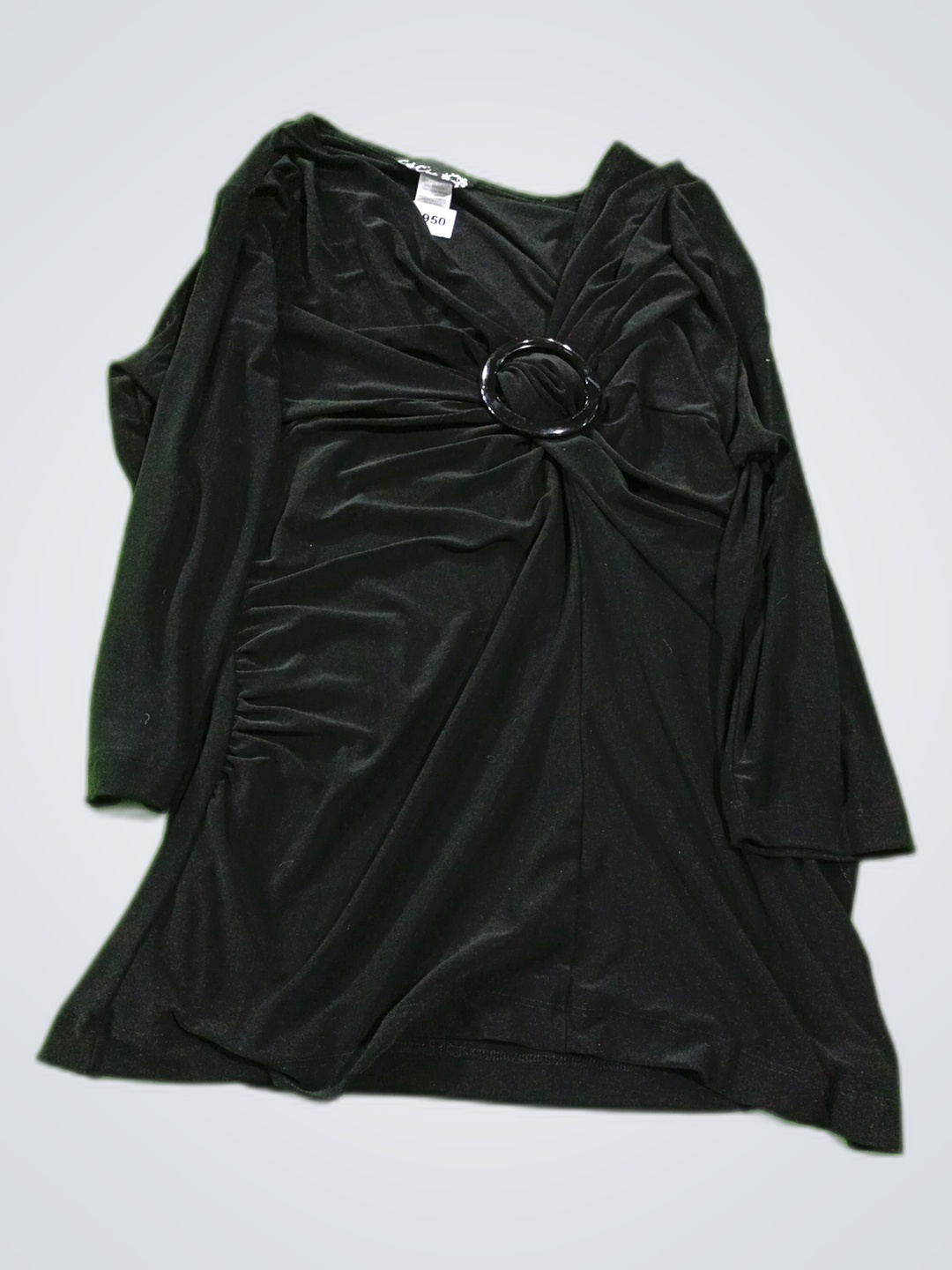 C&C Blusa de Manga Larga Negra