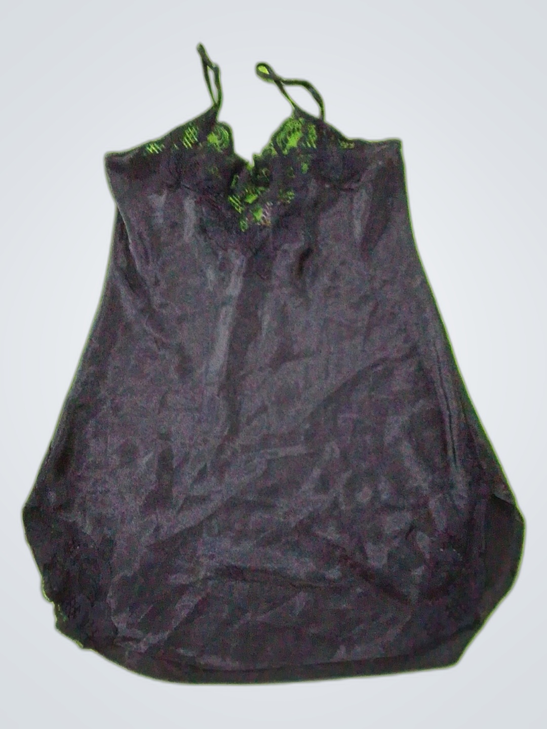 Camisolín de encaje negro de Victoria's Secret