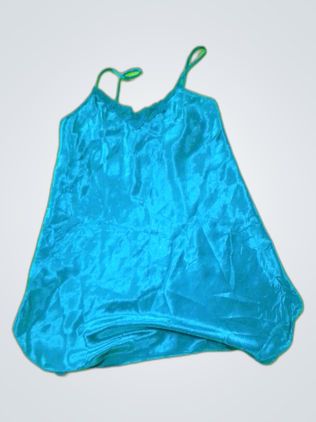 Vestido de satén Lisa Nicole Teal