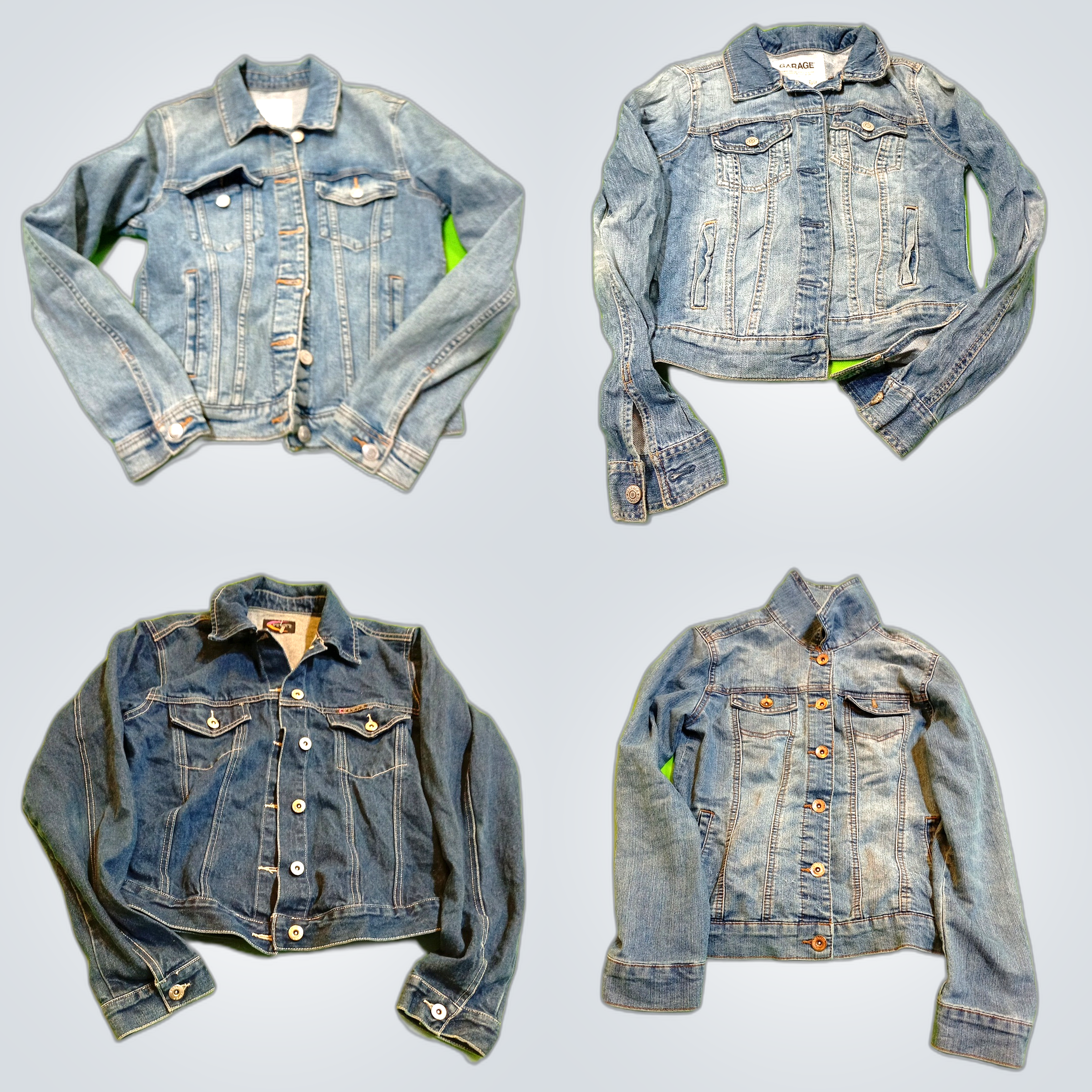 Veste en denim Y2K