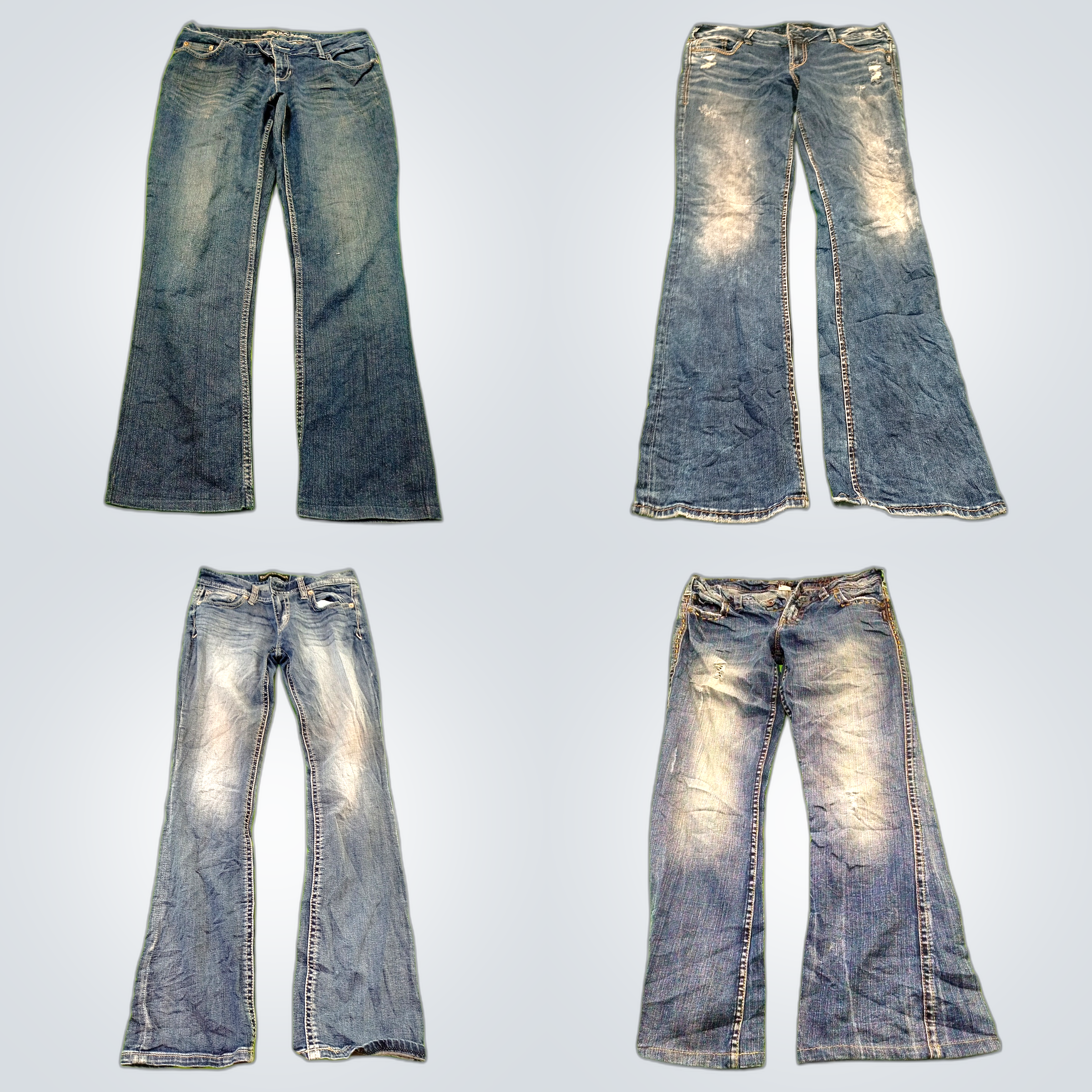 Pack de jeans évasés et bootcut