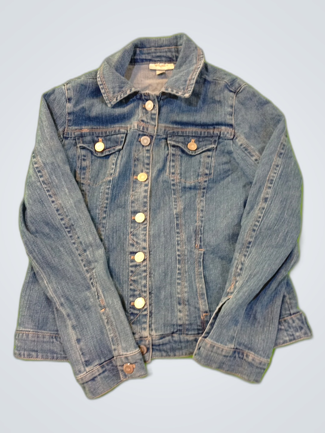 chaqueta de mezclilla dressbarn