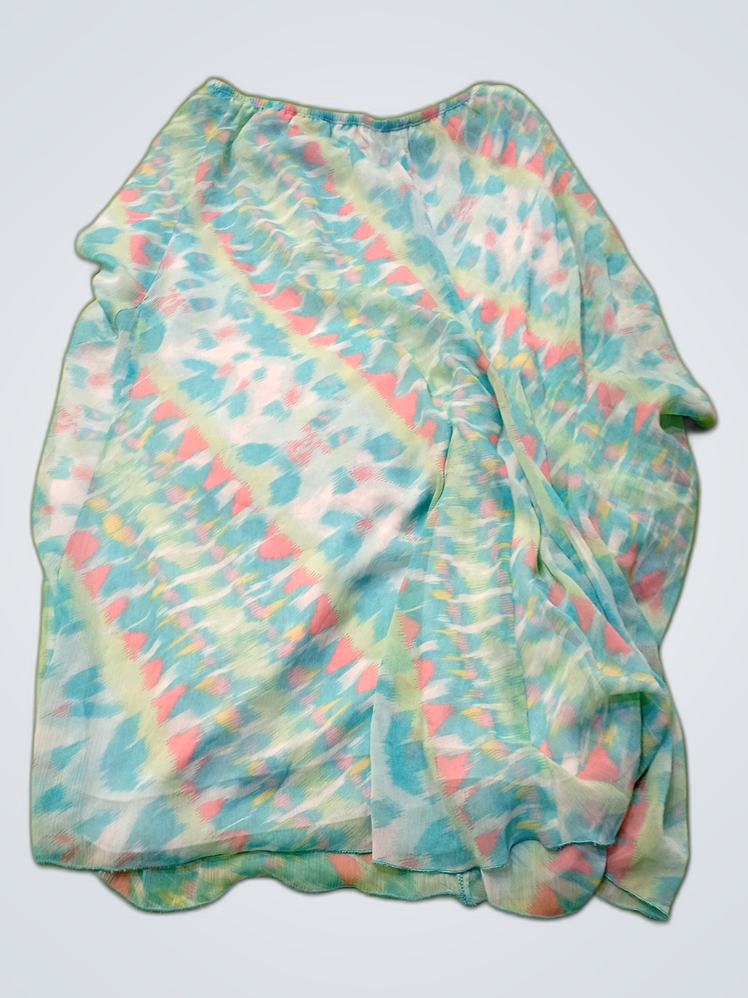 Blusa de poliéster teñida de 3X para mujer