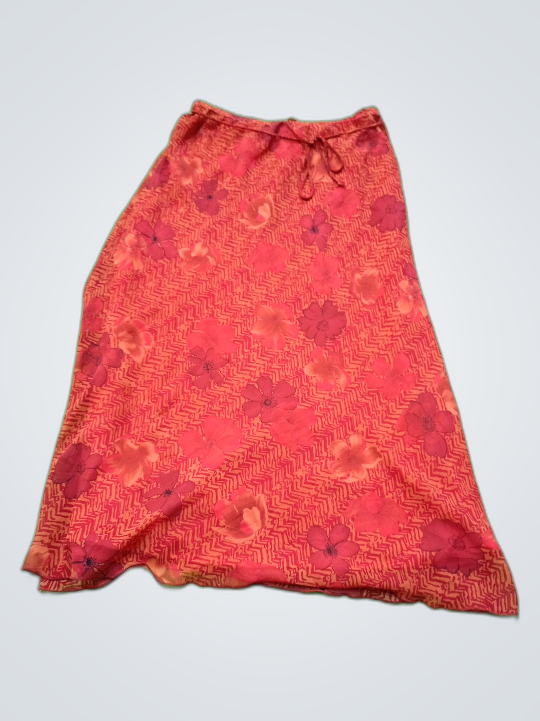 Clio Floral Print Midi Skirt