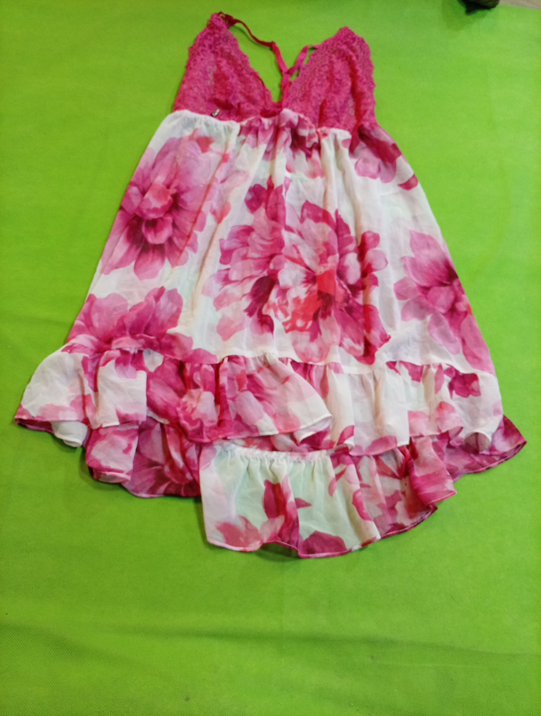 Lina Gella Floral Print Sleeveless Slip Dress