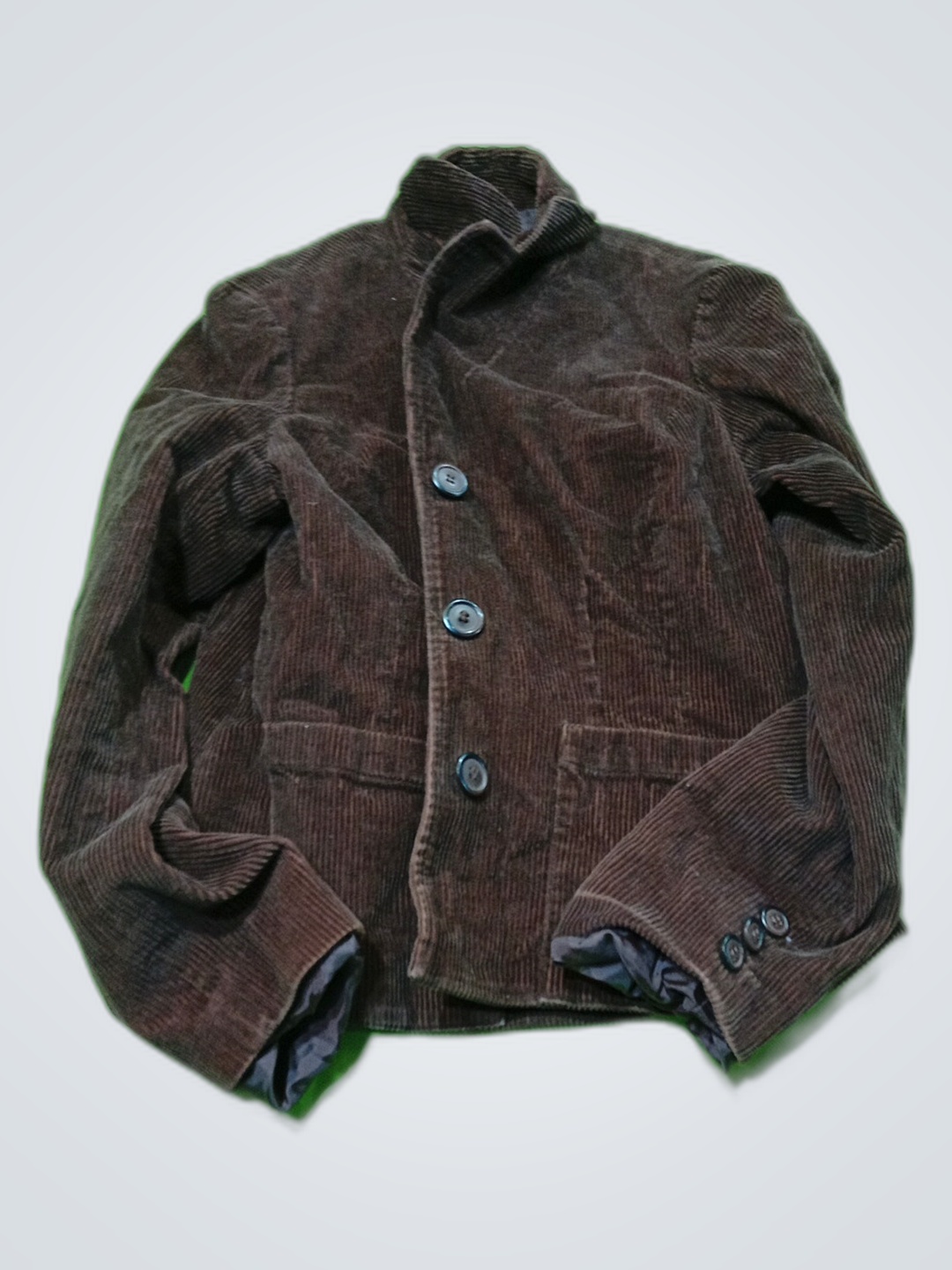 Chaqueta de pana marrón