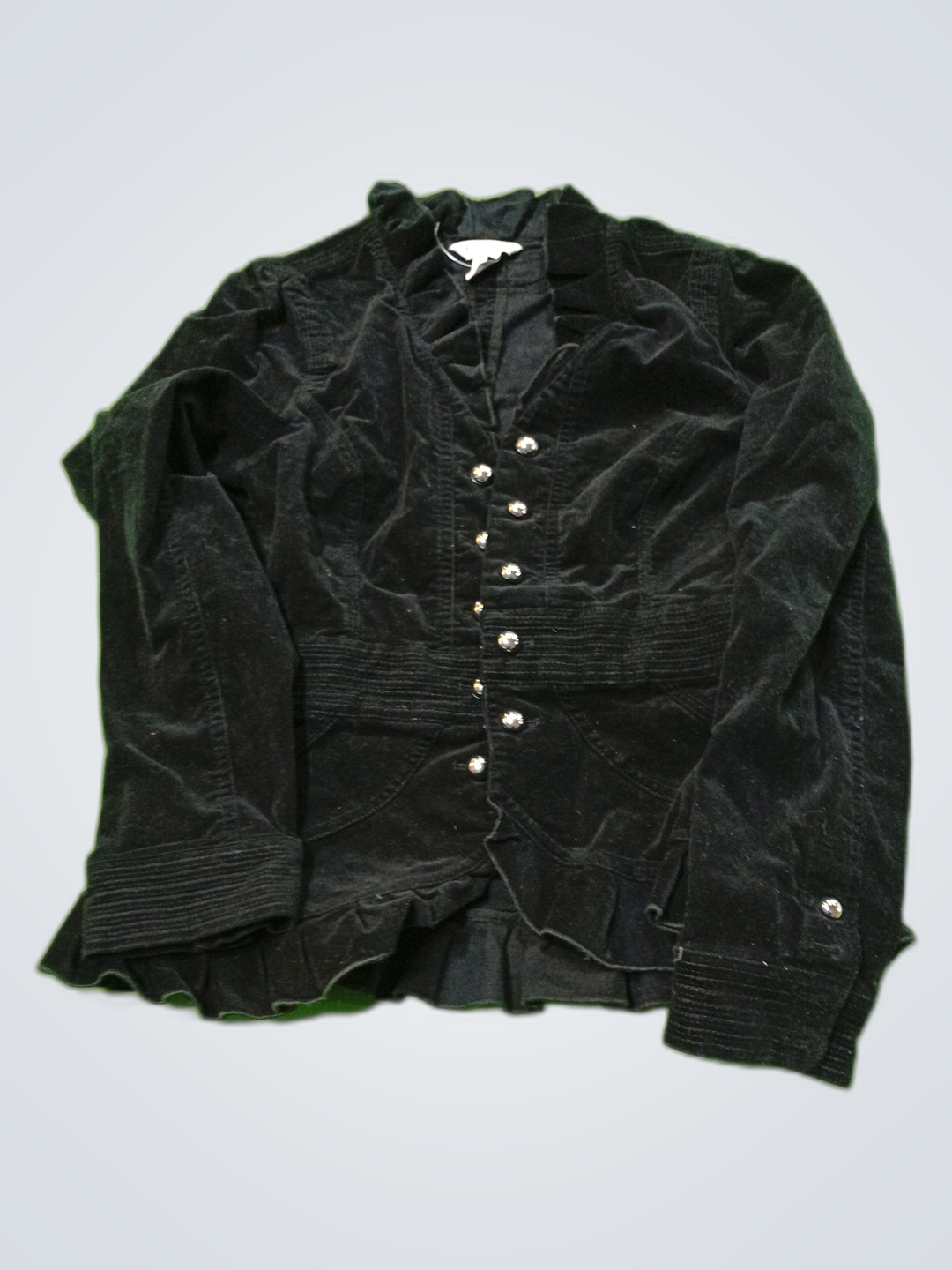Blazer de pana negra de White House Black Market