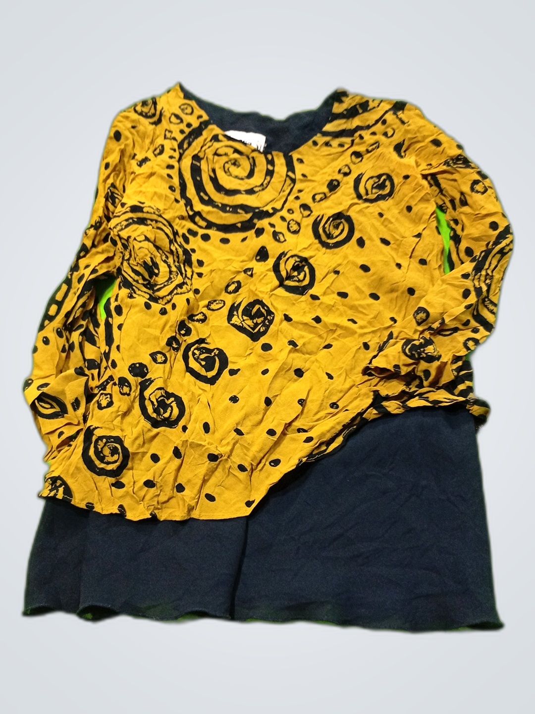 Over Up Top de Manga Larga