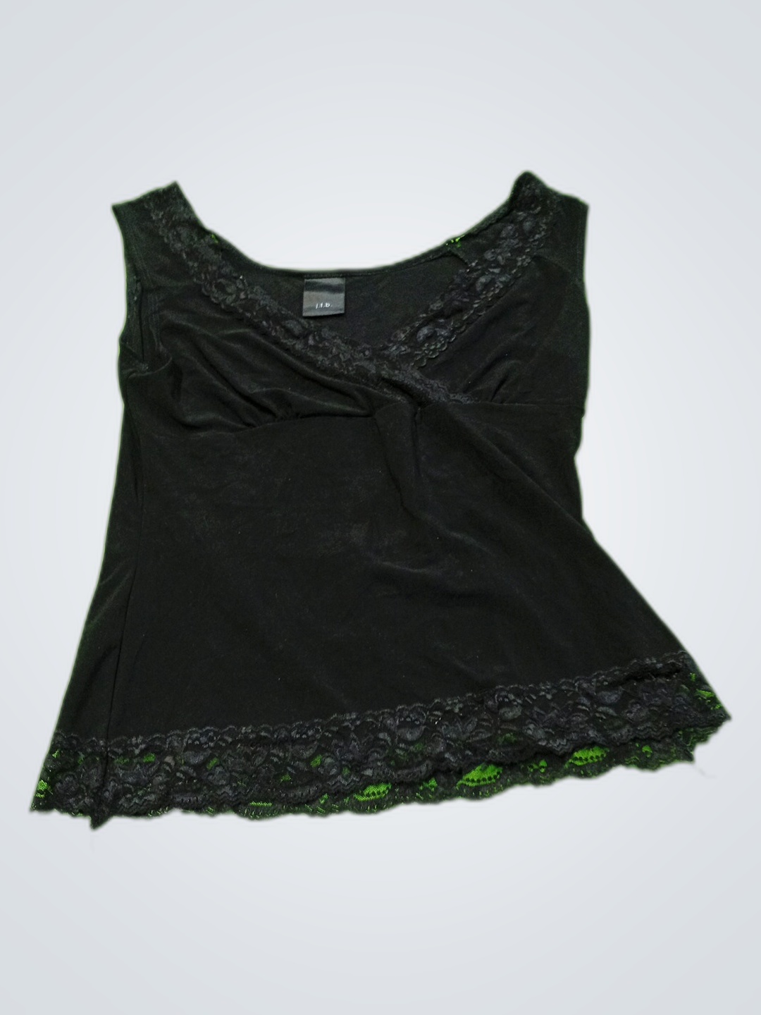 Camisol negro con encaje JTB