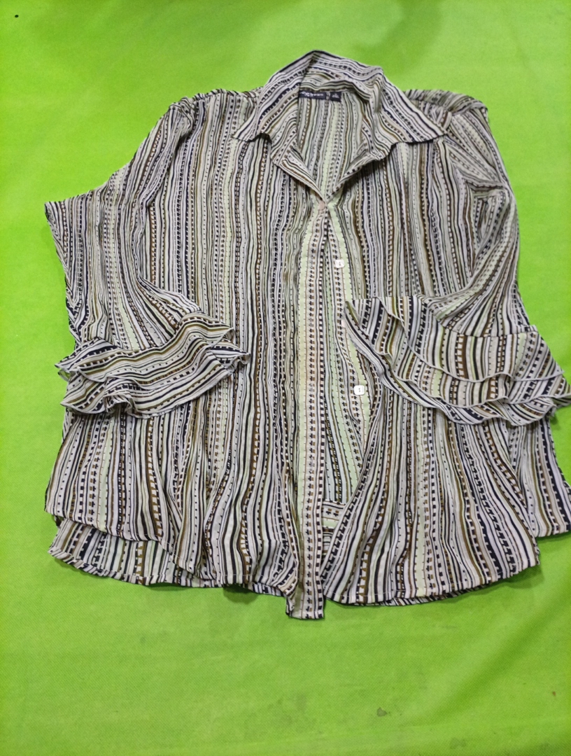 Millo Essentials Camisa de Botones a Rayas