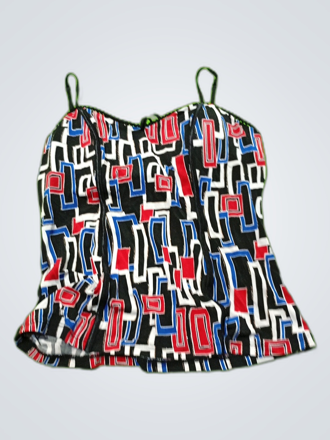 Top de tirantes con estampado para mujer